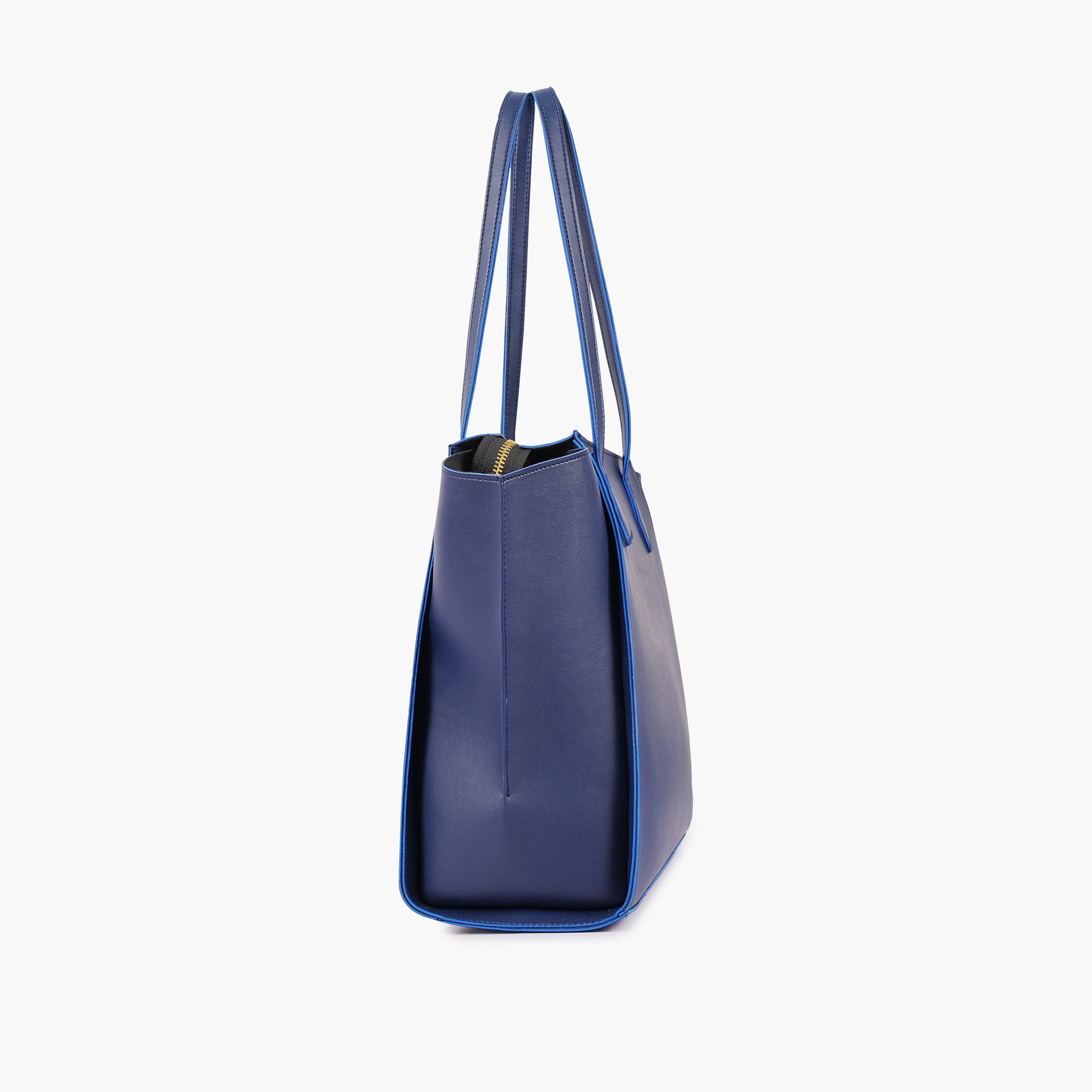 Blue classic tote bag