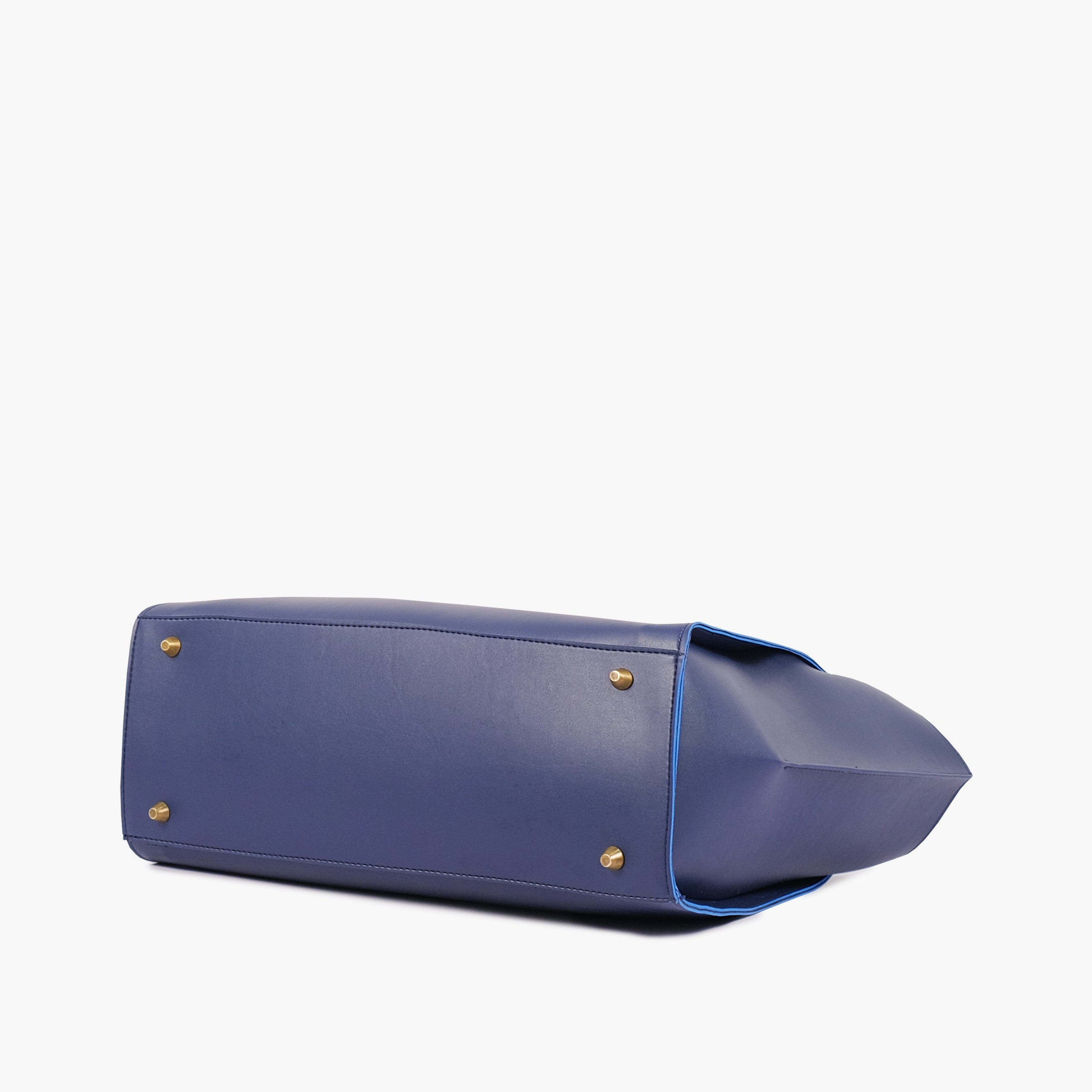 Blue classic tote bag