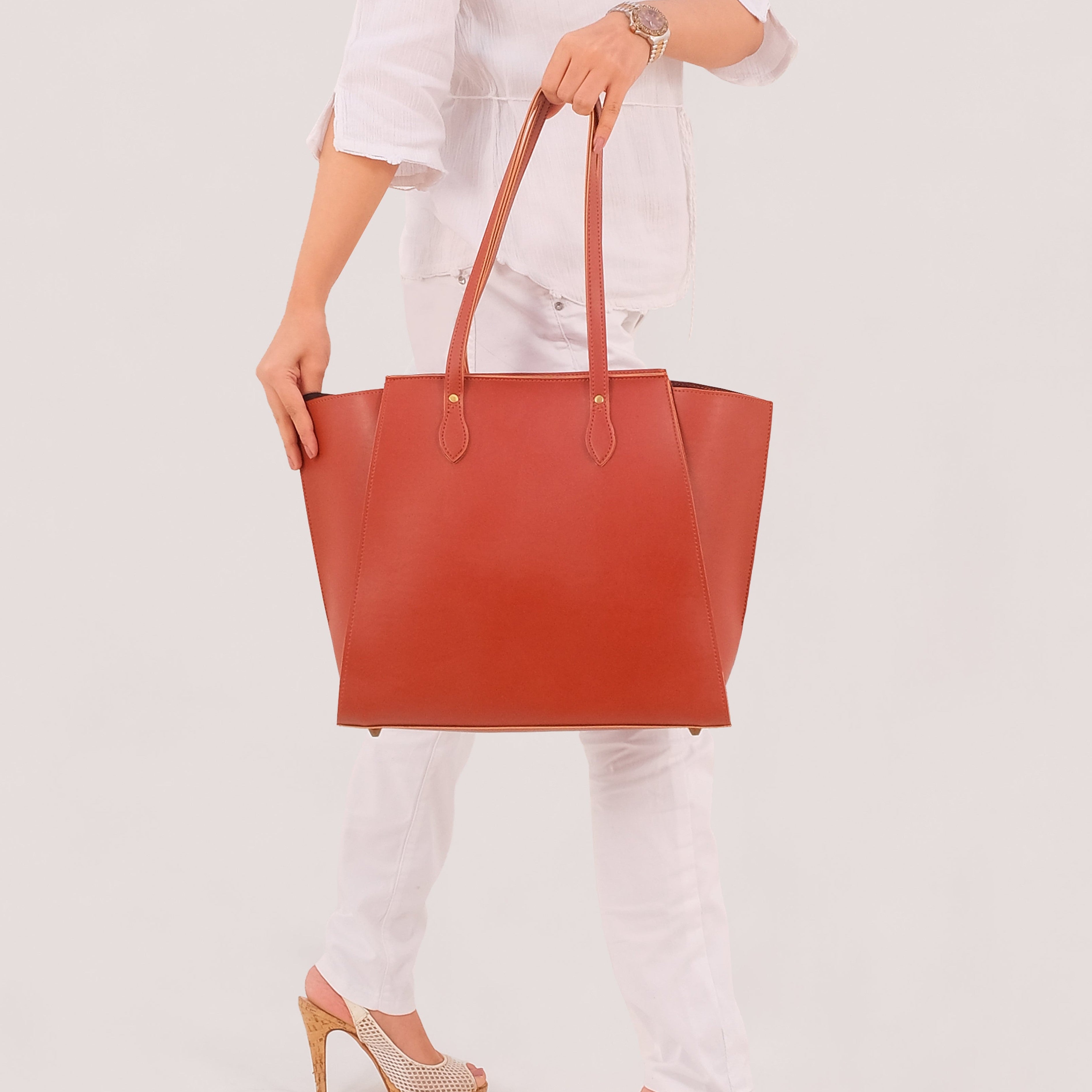 Rust classic tote bag
