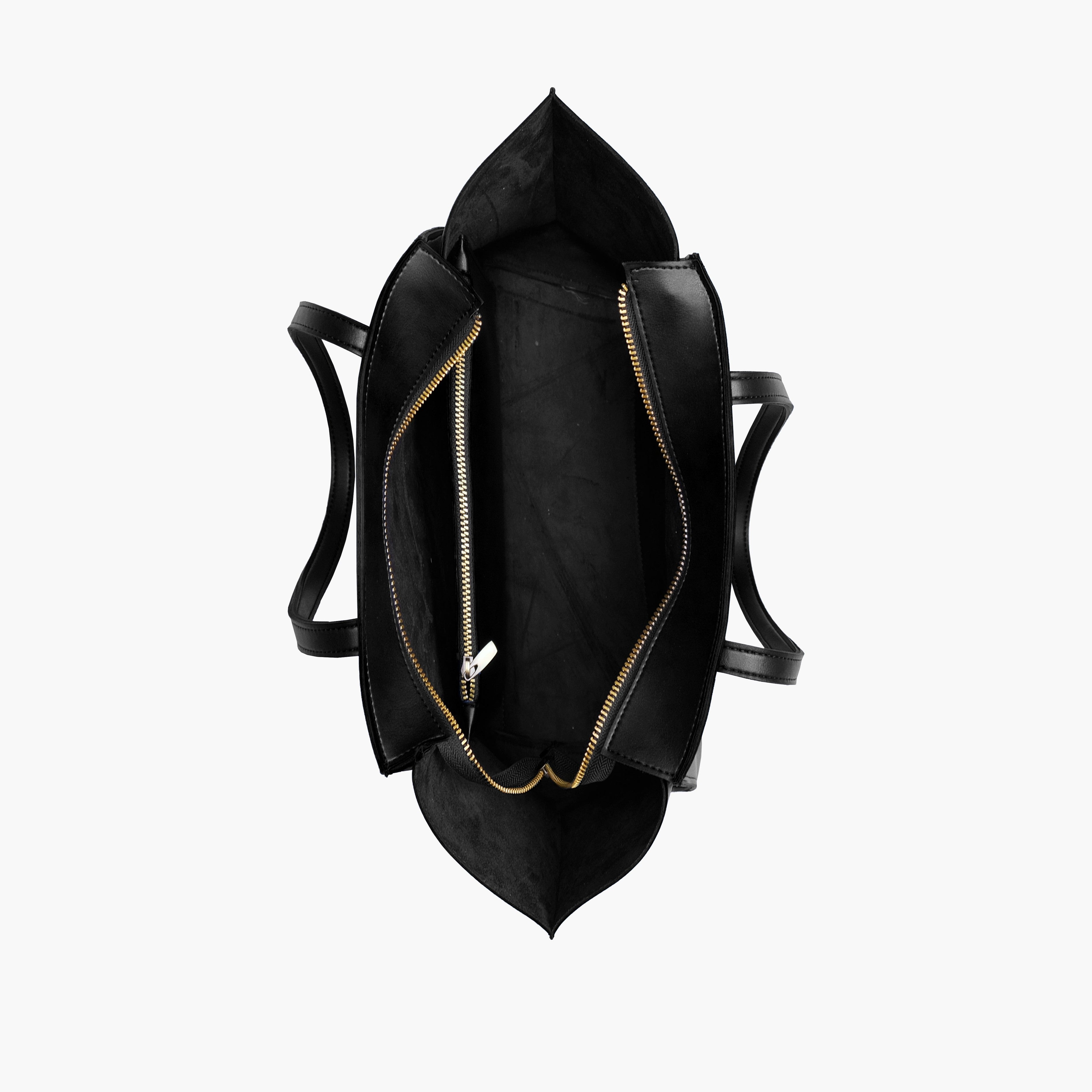 Black classic tote bag