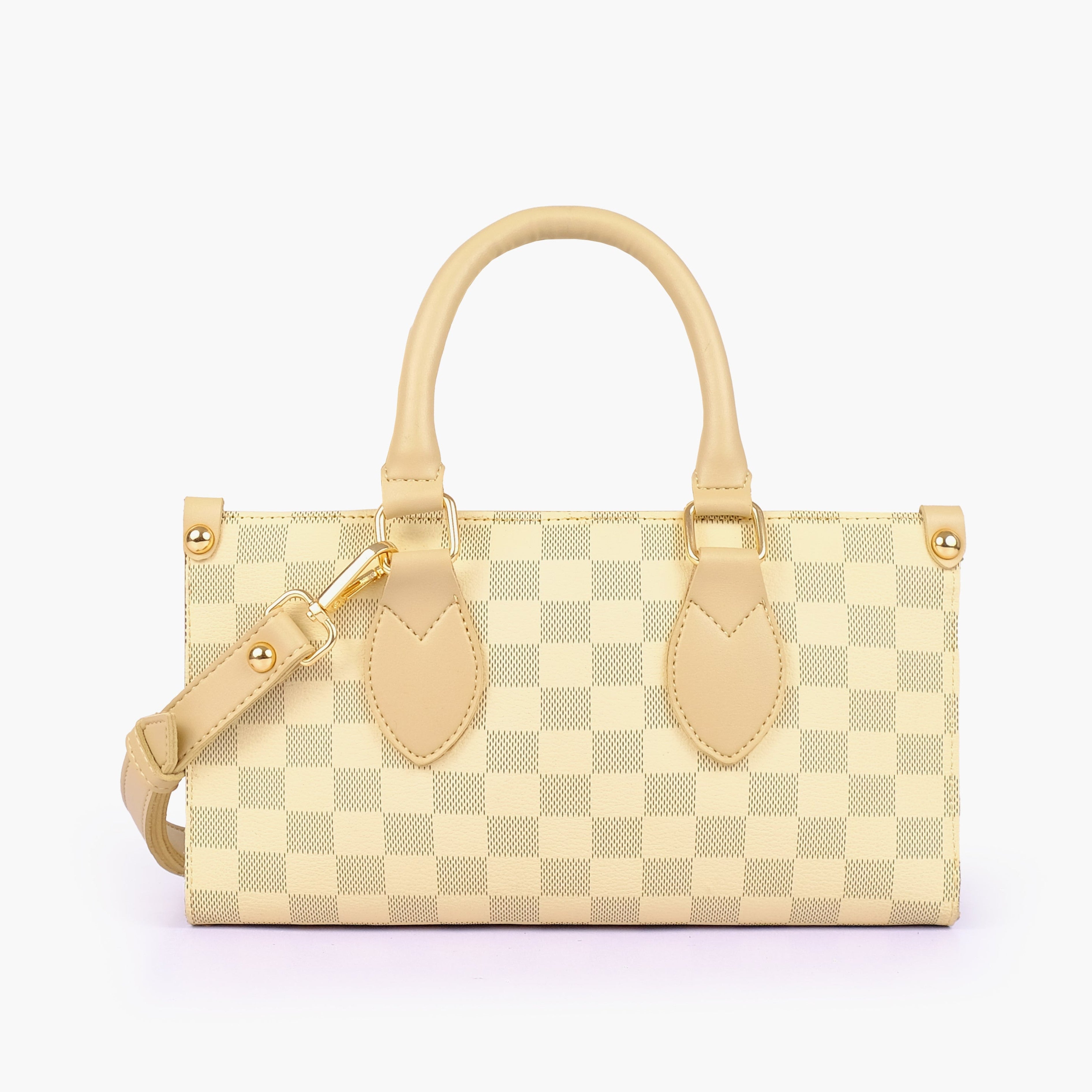 Off-white checkered on-the-go mini bag