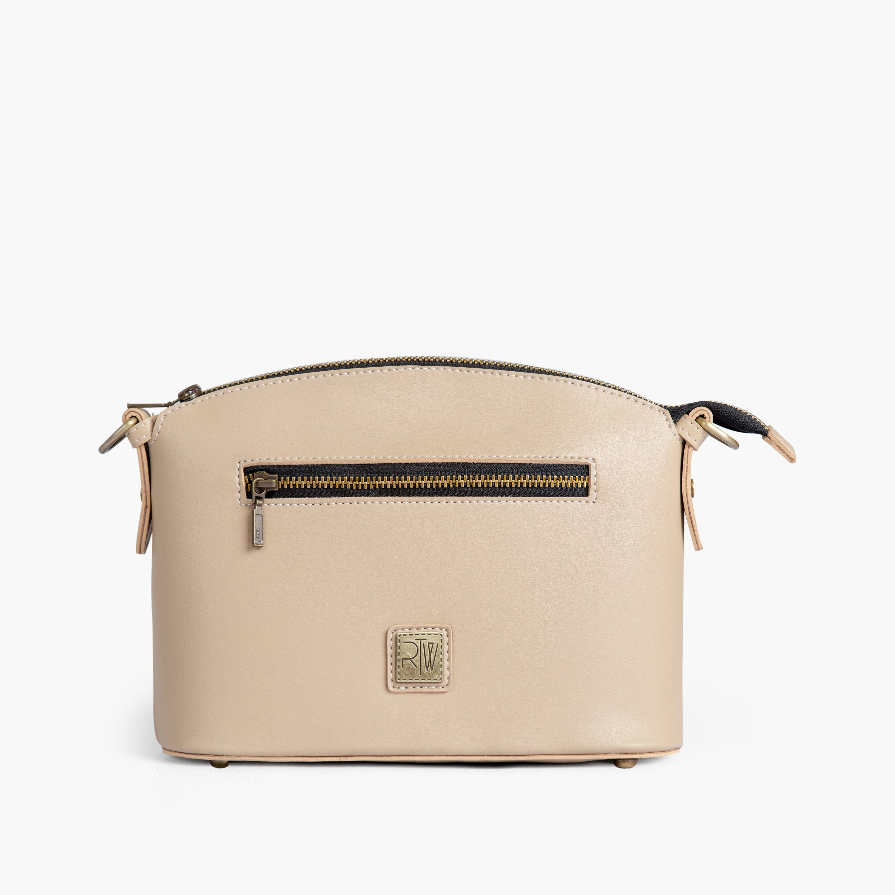 Off-white dome cross-body bag