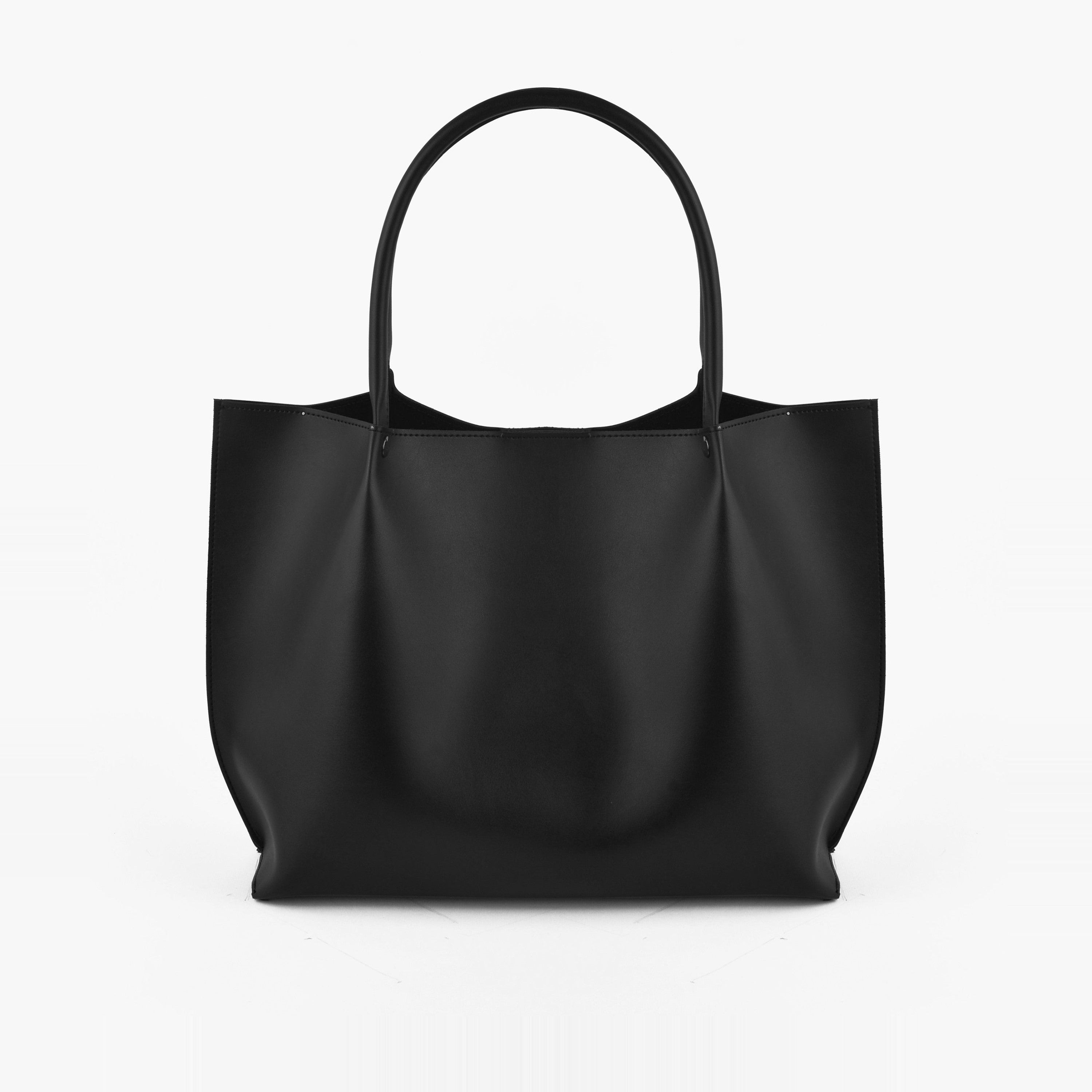 Black tote bag