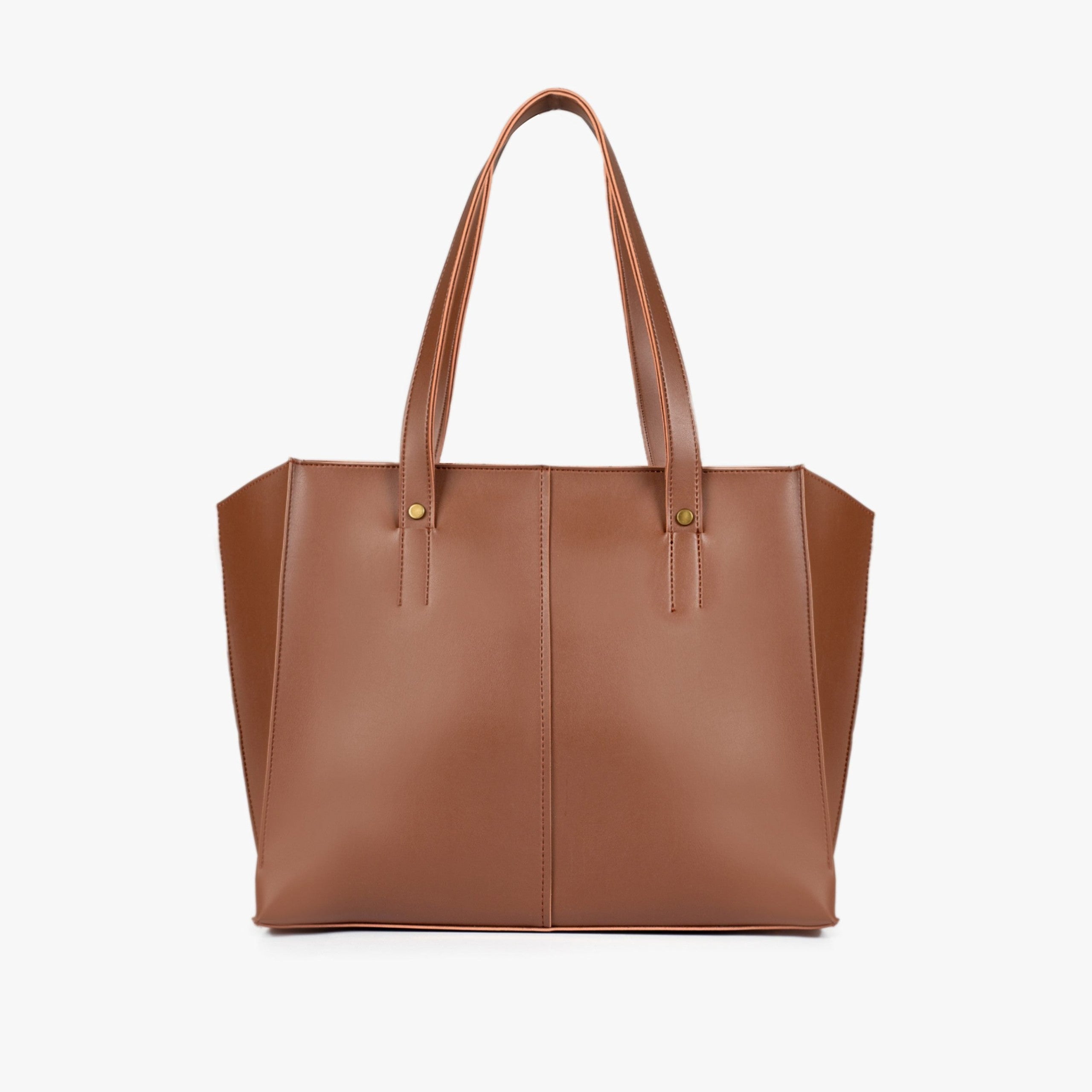 Horse brown over the shoulder tote bag