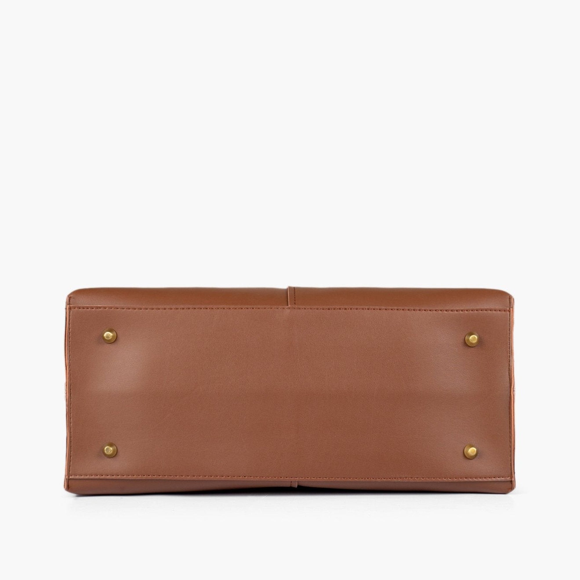 Horse brown over the shoulder tote bag