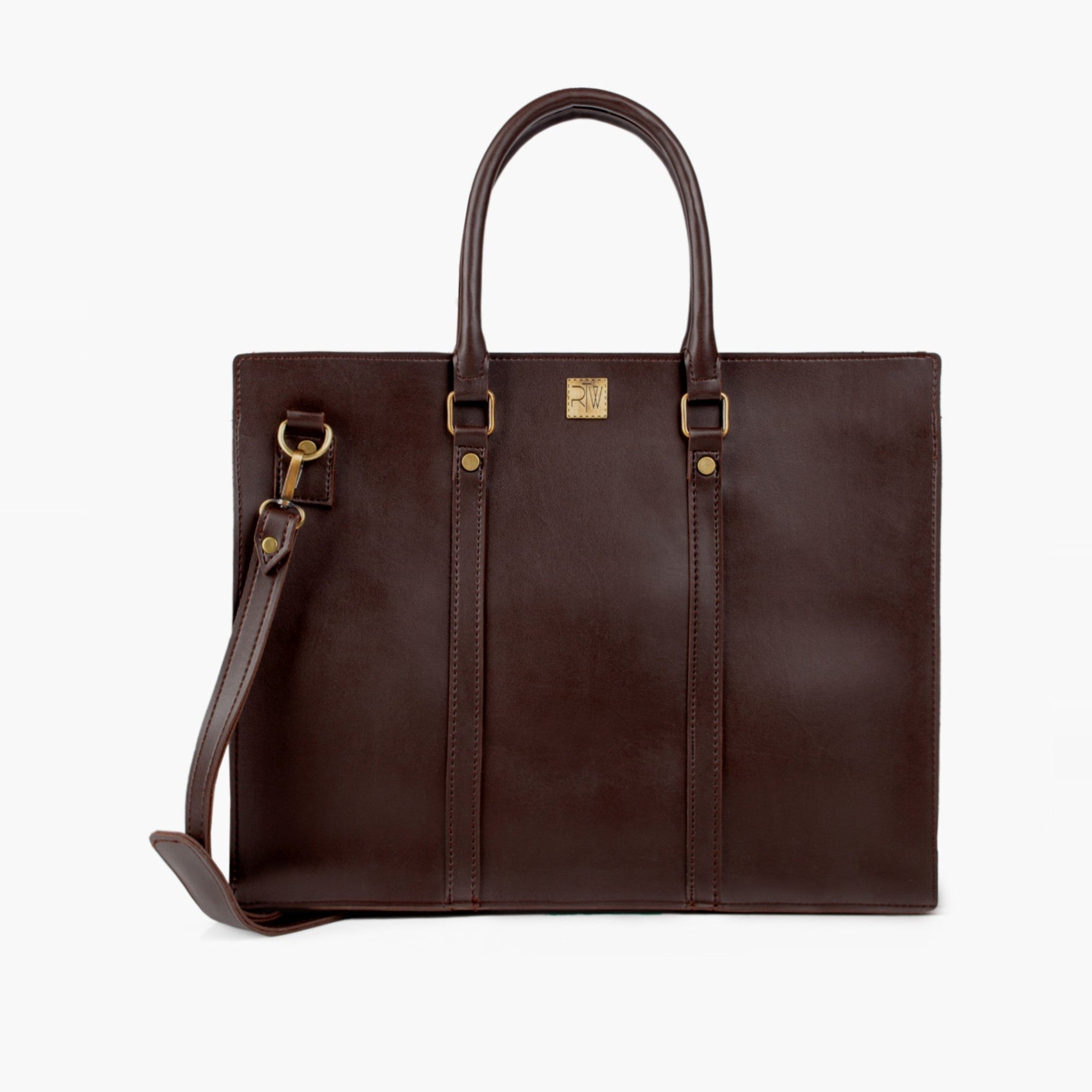 Dark brown laptop bag