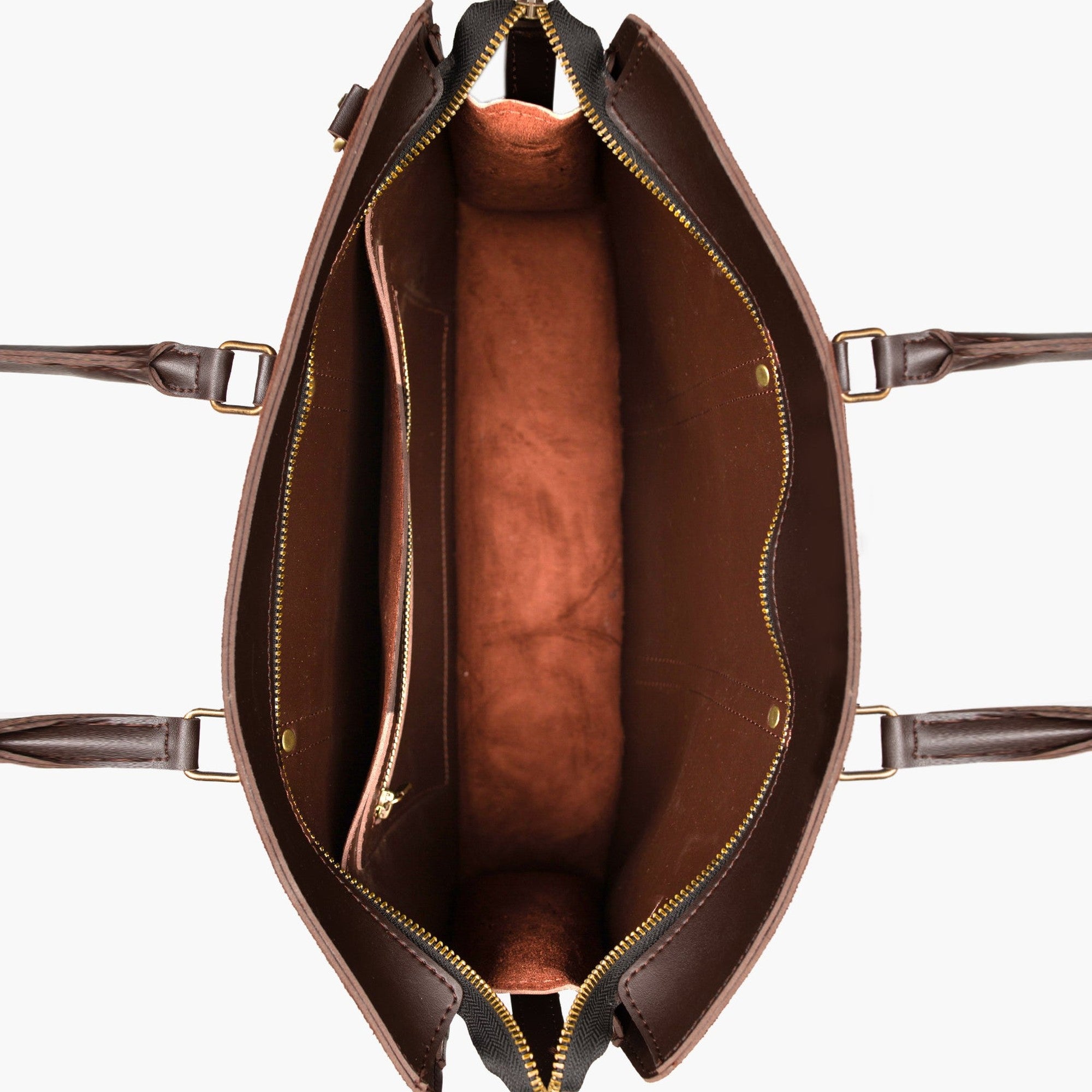Dark brown laptop bag