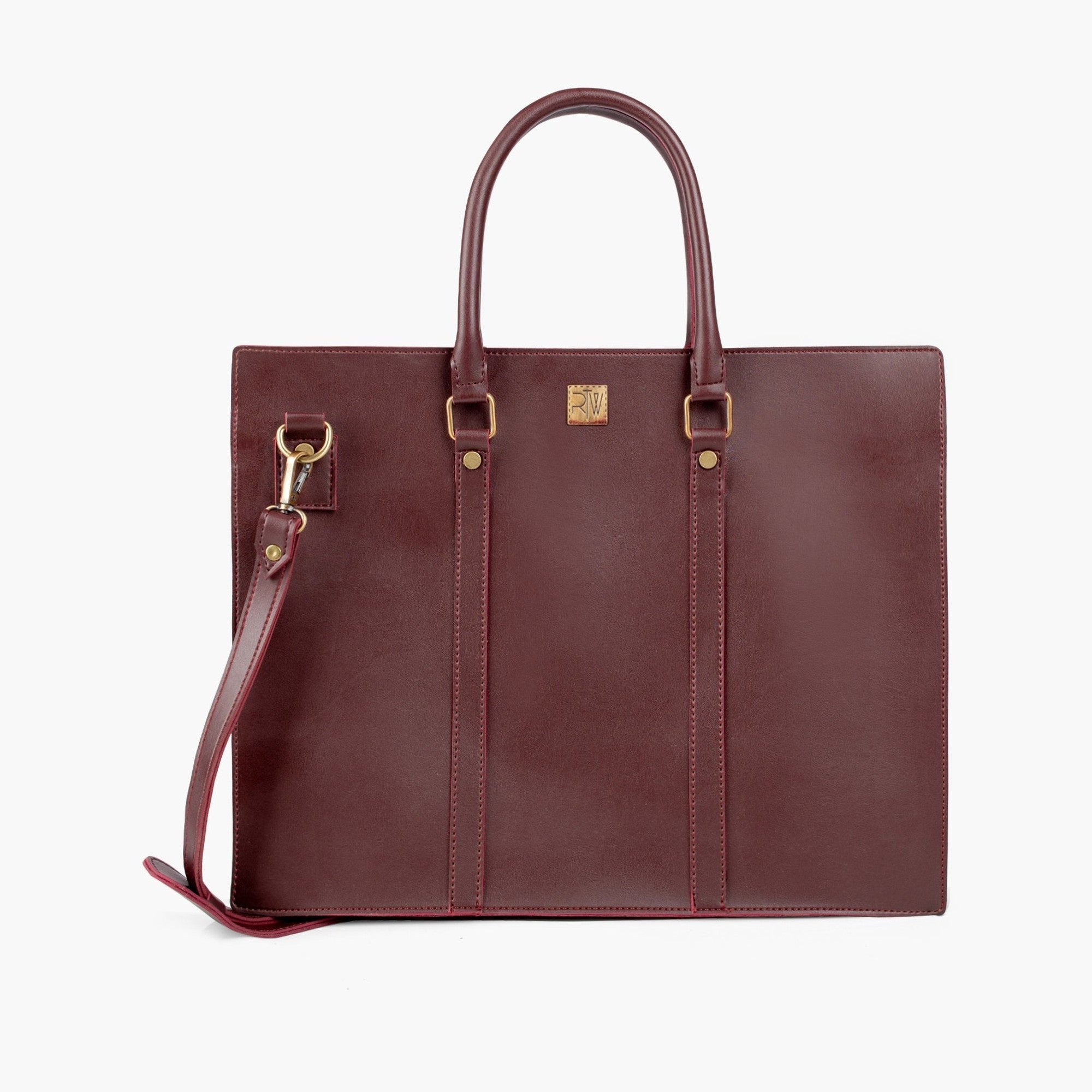 Burgundy laptop bag