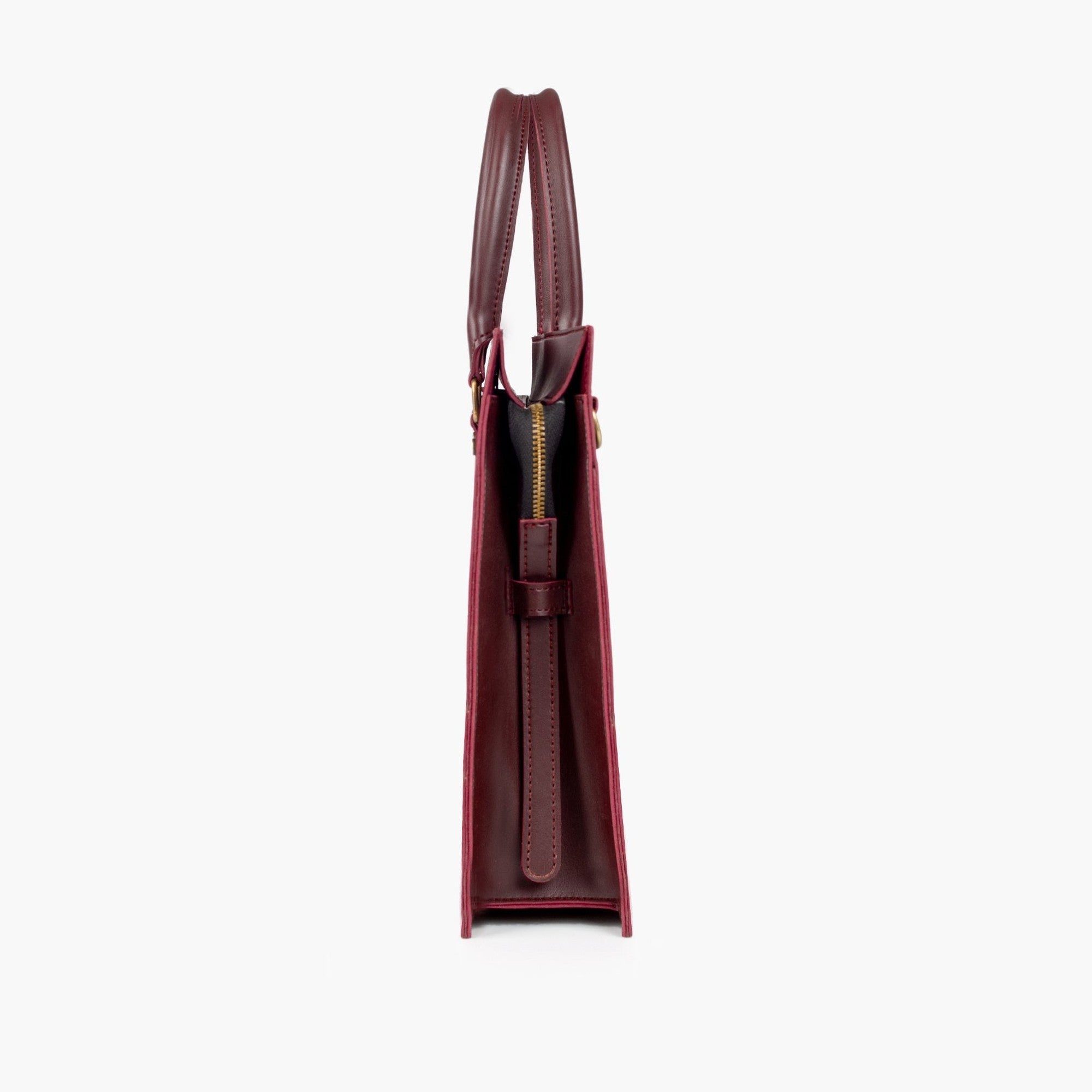 Burgundy laptop bag