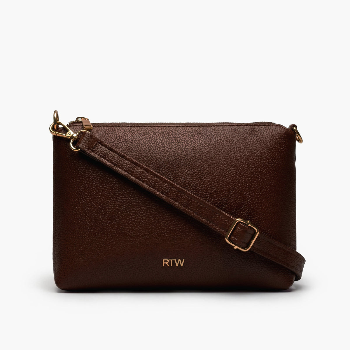 Dark brown everyday cross-body bag