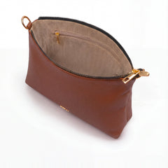 Brown everyday cross-body bag