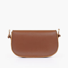 Horse brown east-west shoulder bag