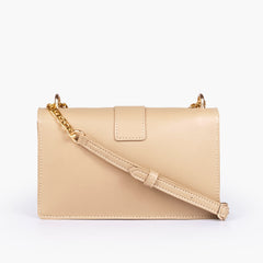 Off-white east-west shoulder bag with half chain