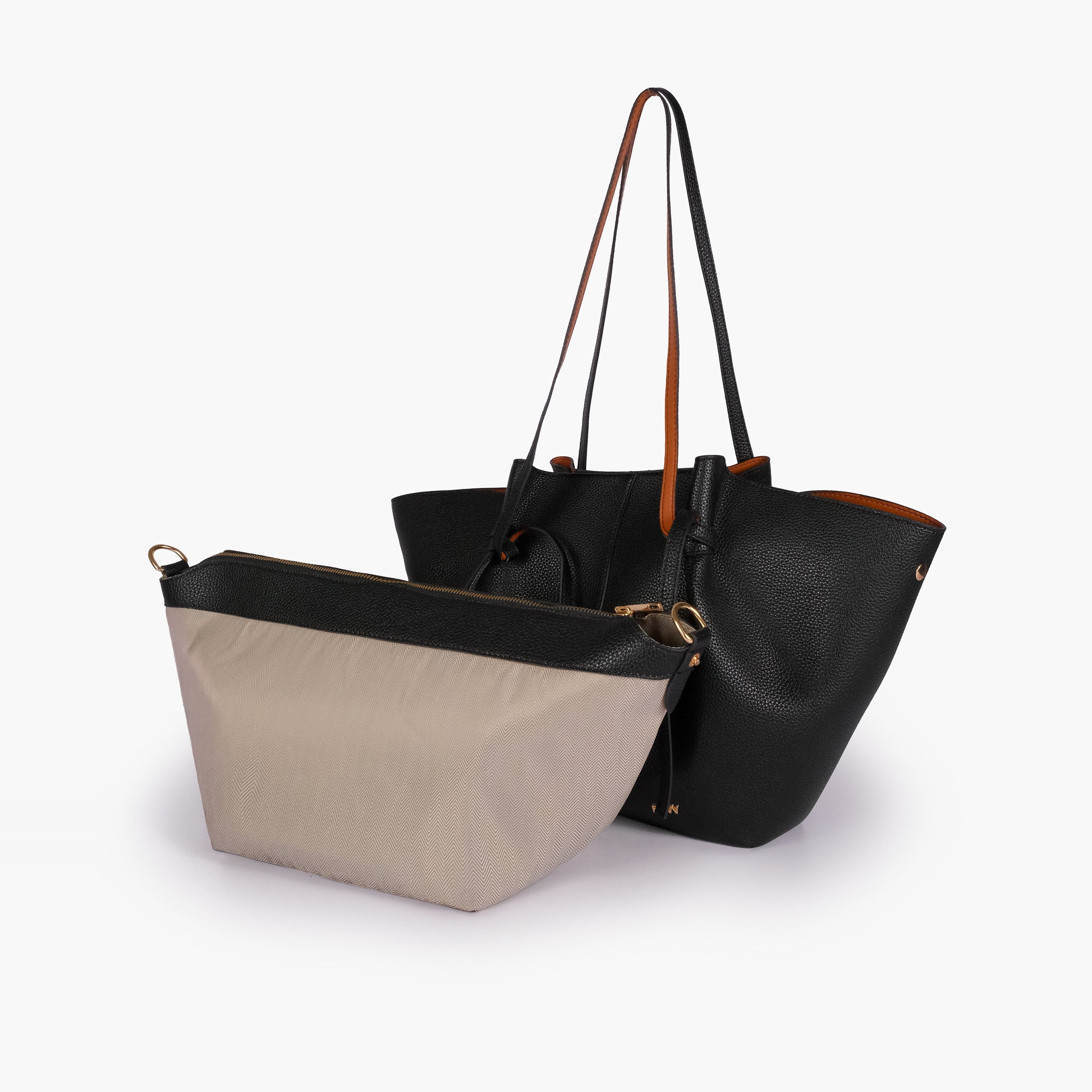 Black everyday wing tote
