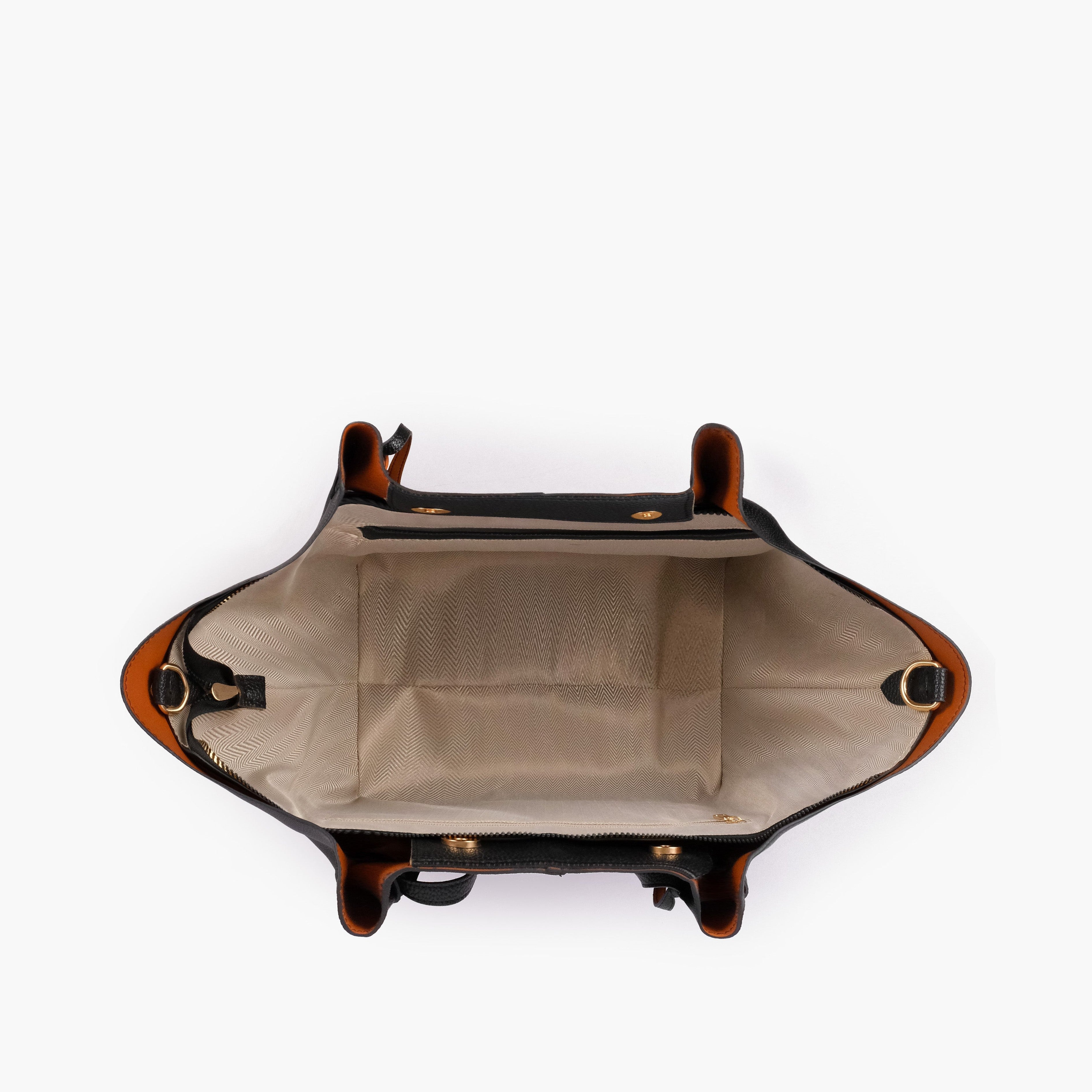 Black everyday wing tote