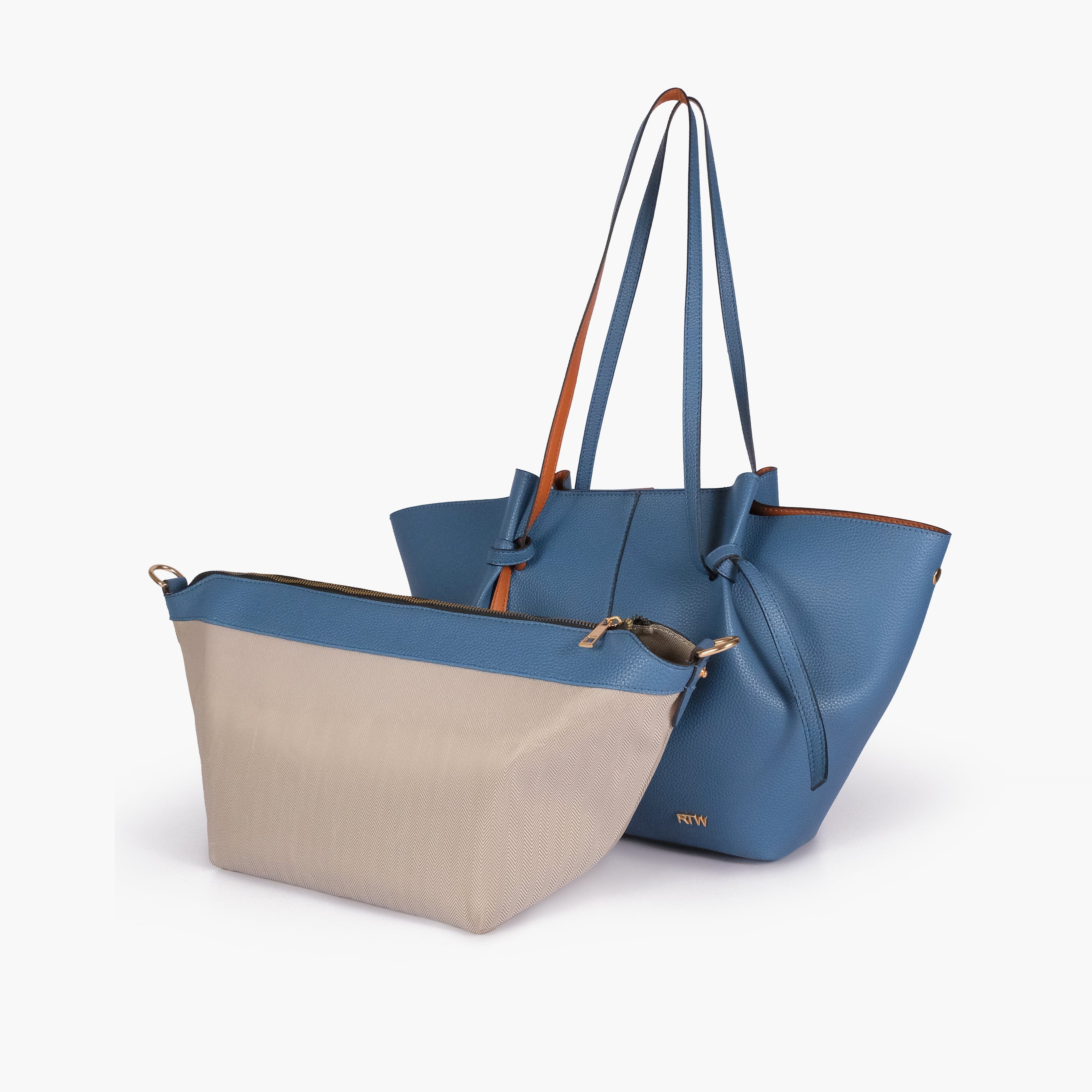 Blue everyday wing tote