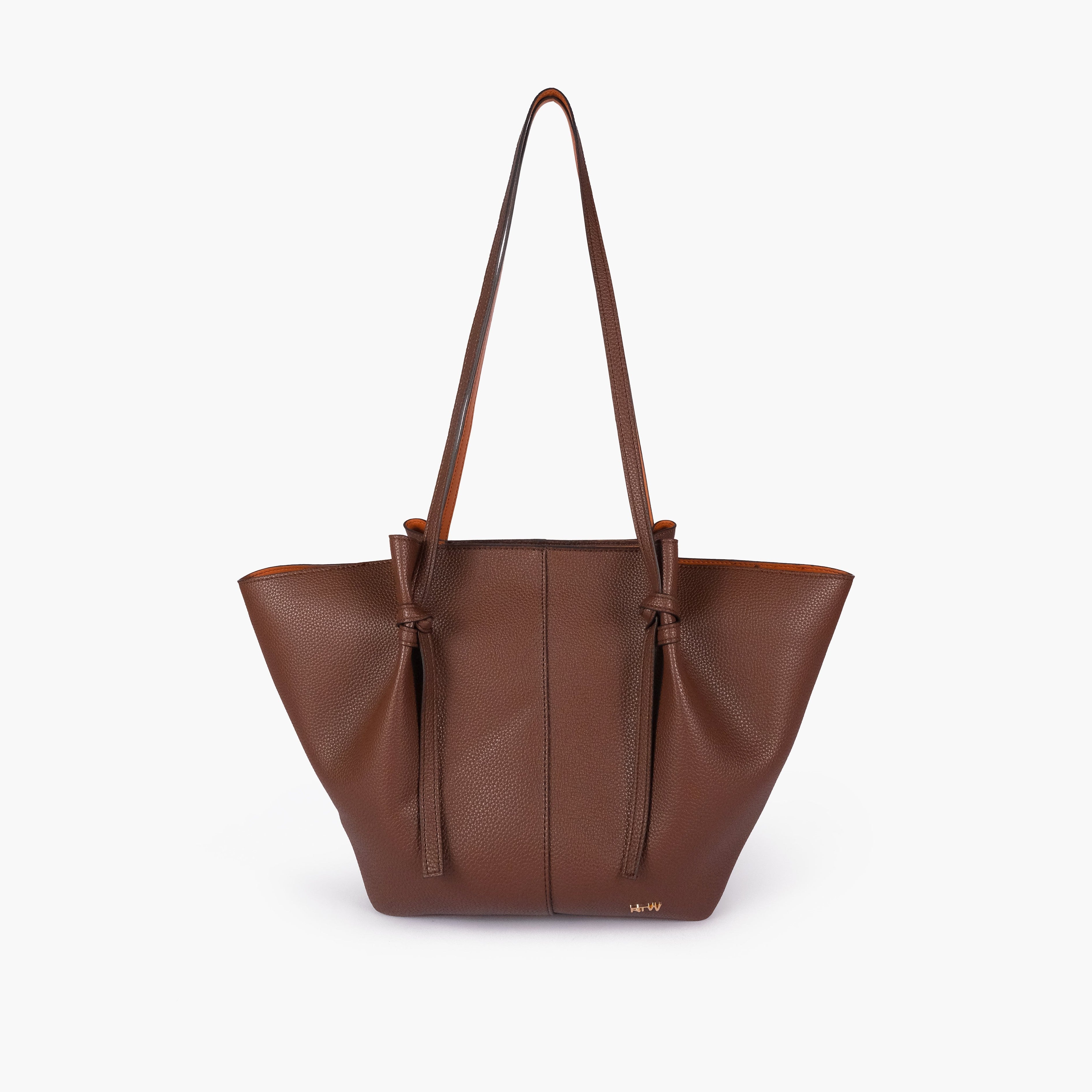 Dark brown everyday wing tote