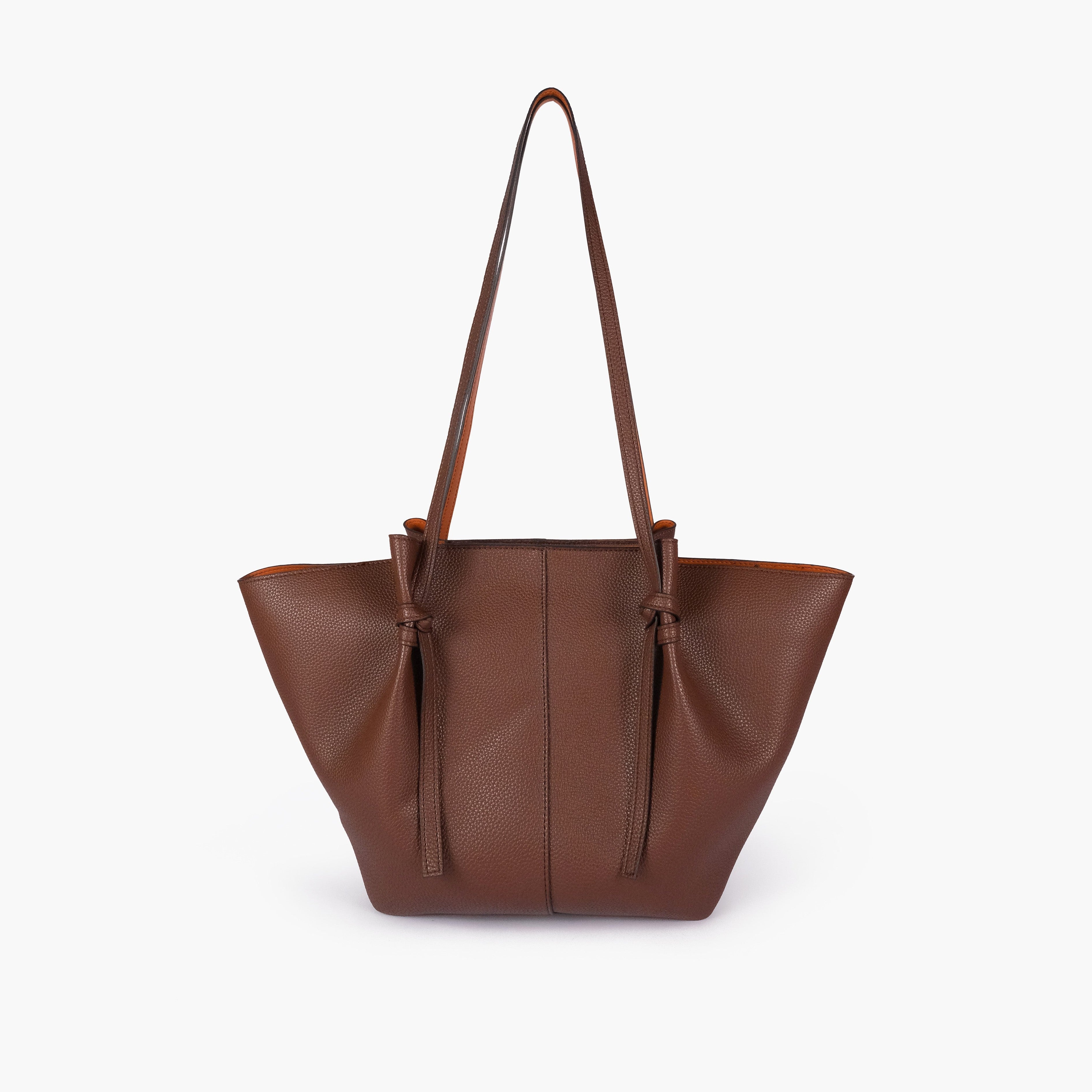 Dark brown everyday wing tote