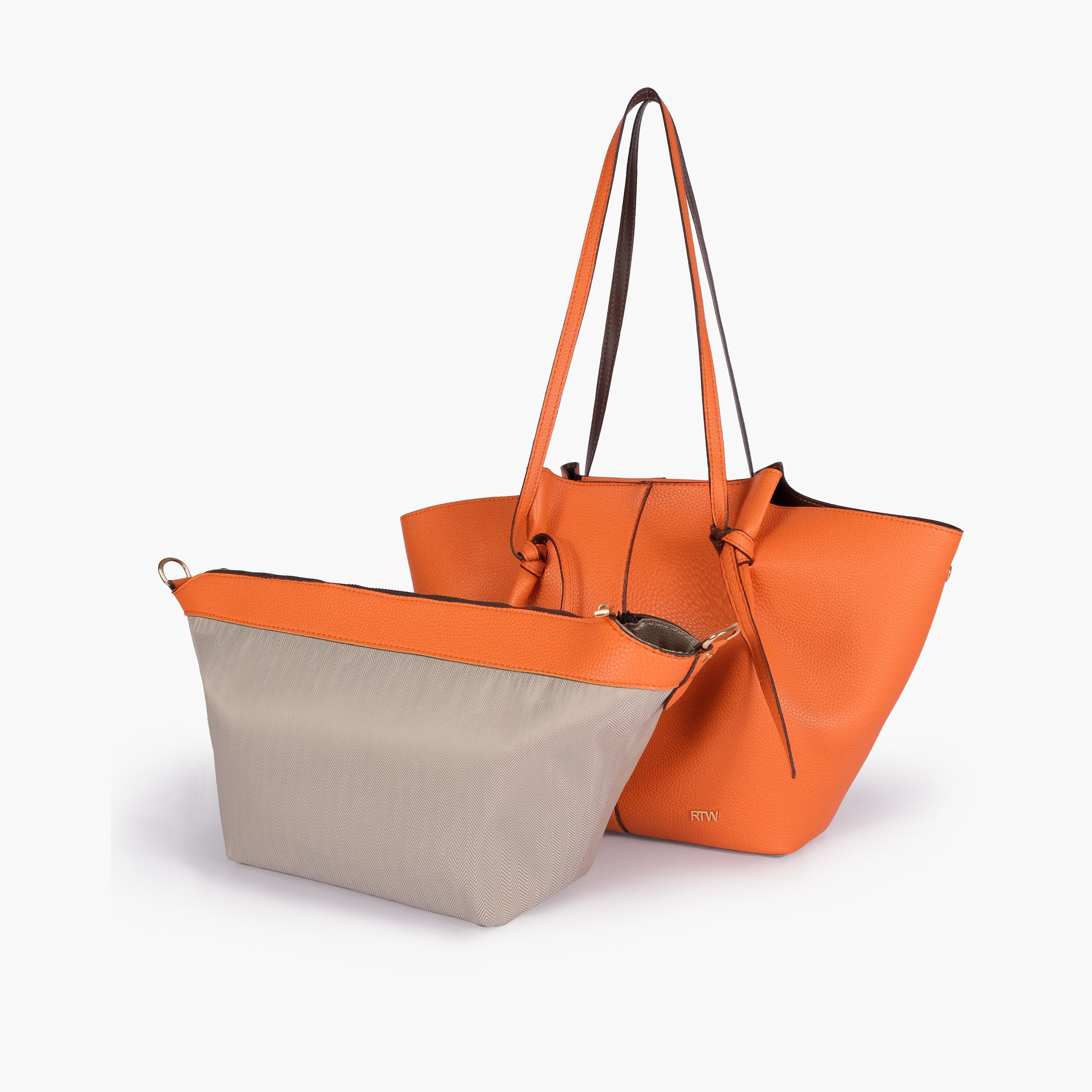 Orange everyday wing tote