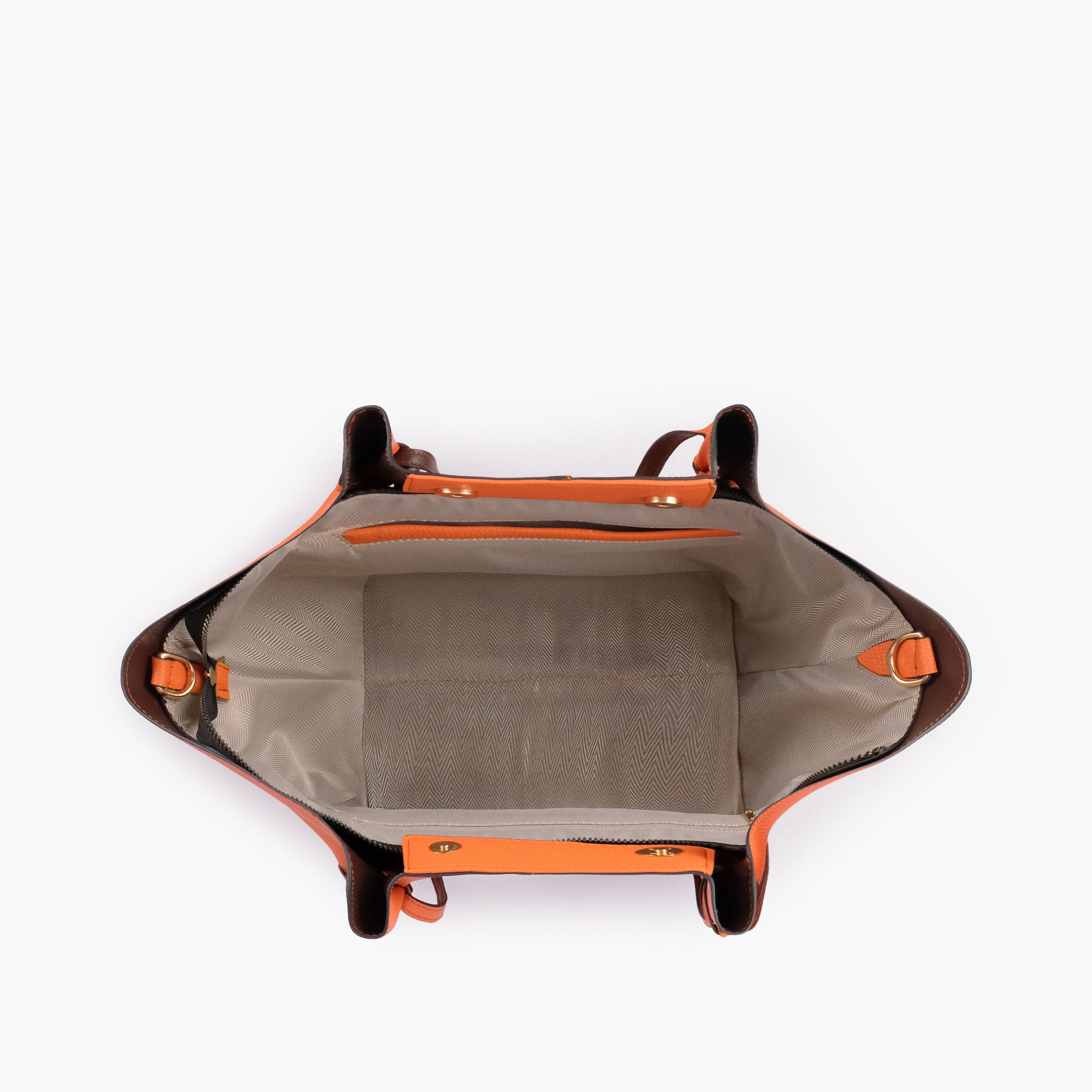 Orange everyday wing tote