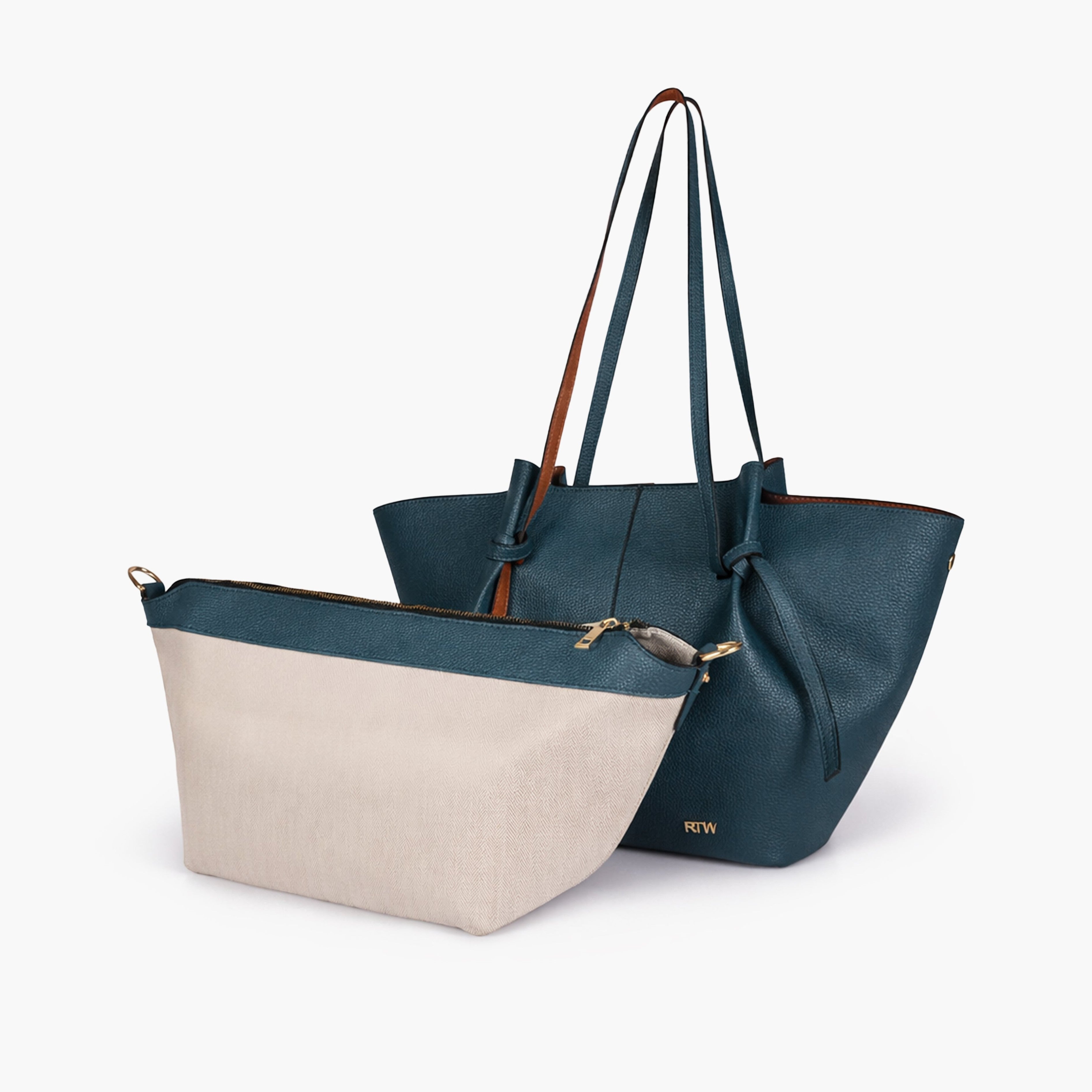 Teal everyday wing tote