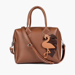 Horse brown mini bowling bag