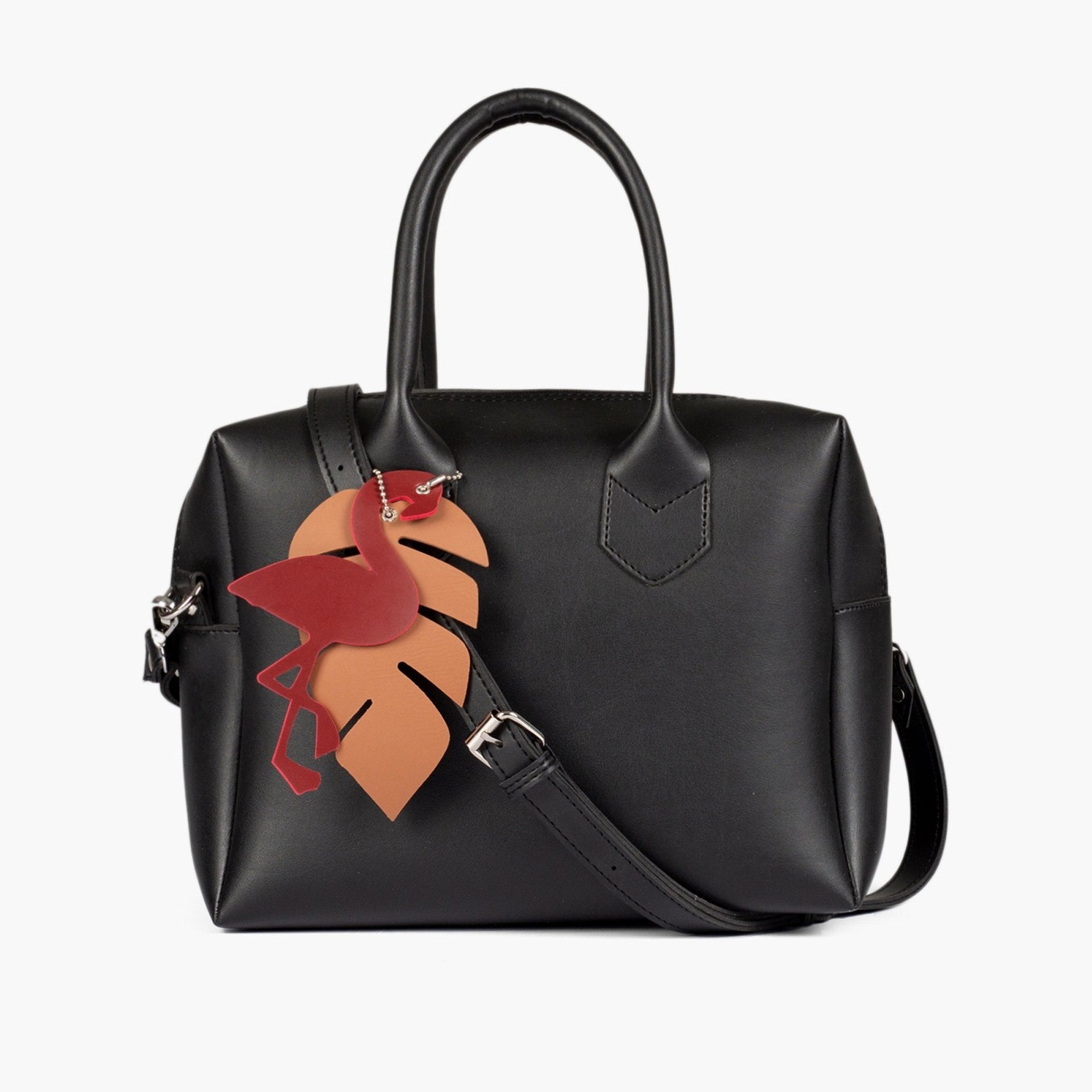 Black mini bowling bag