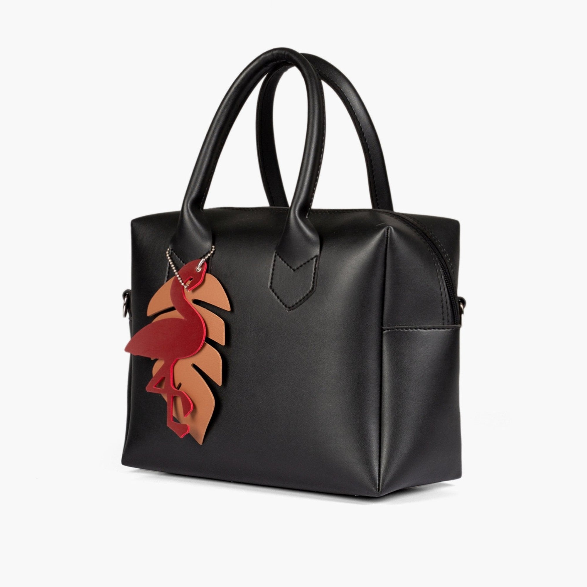 Black mini bowling bag