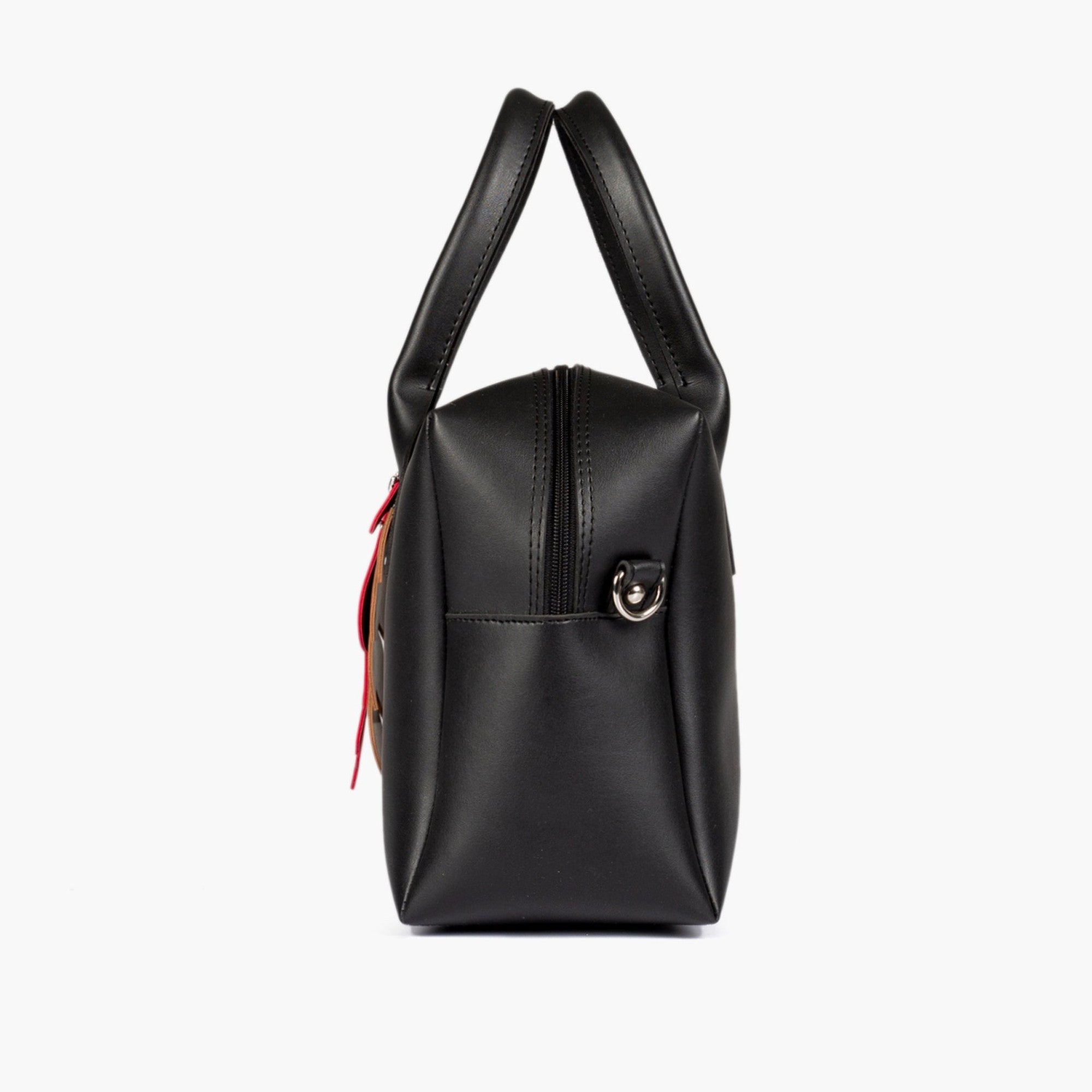 Black mini bowling bag