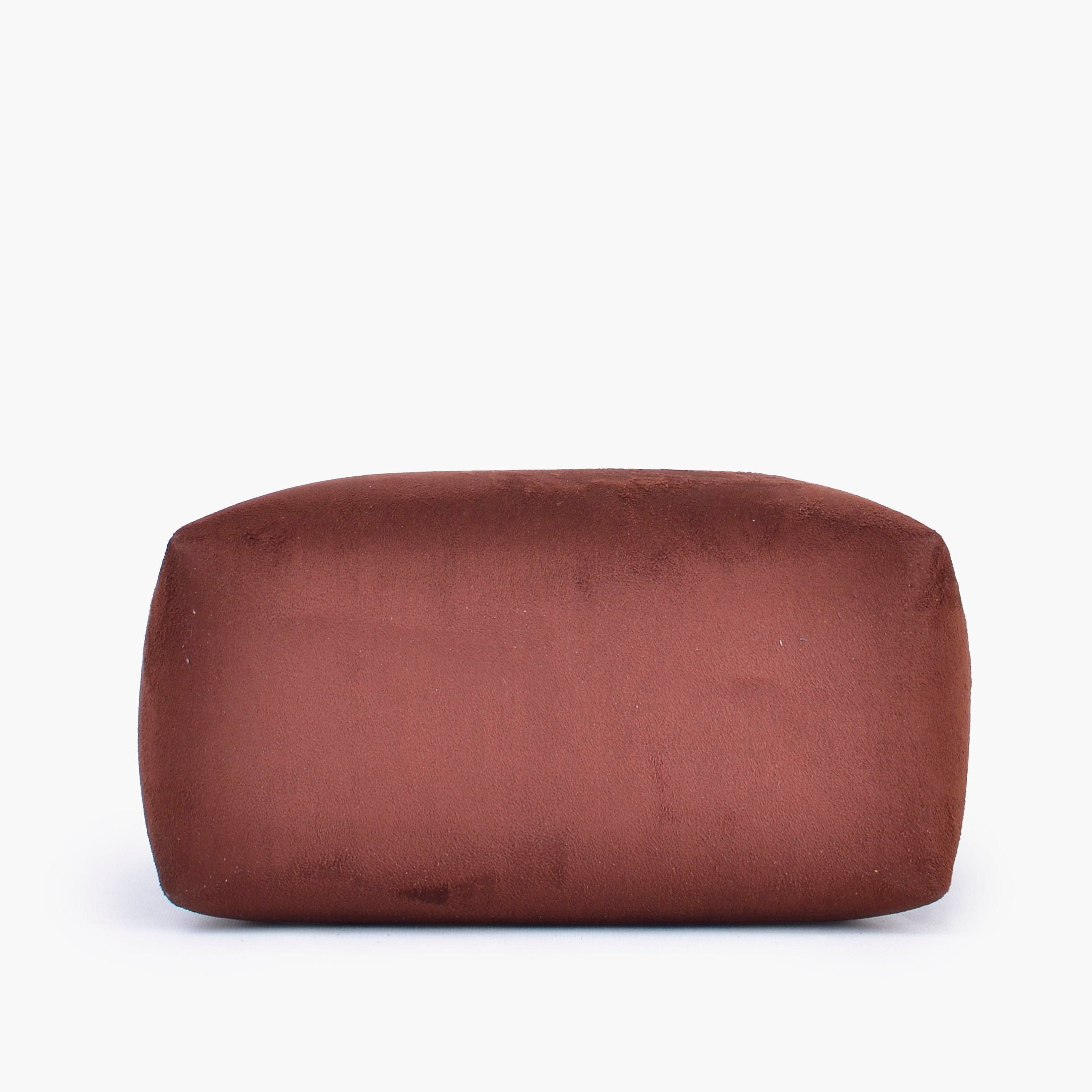 Horse brown suede mini bowling bag