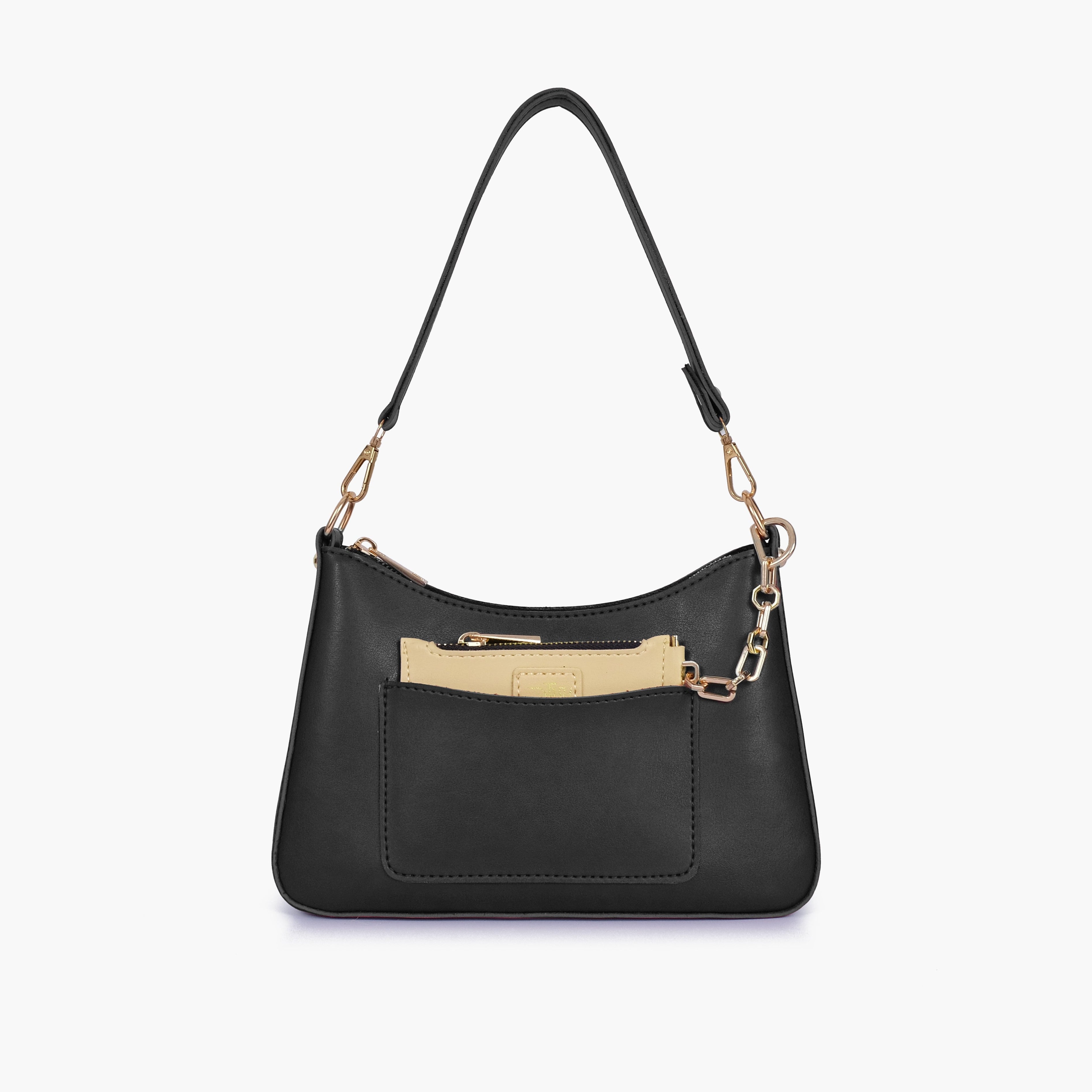 Black hobo evening bag