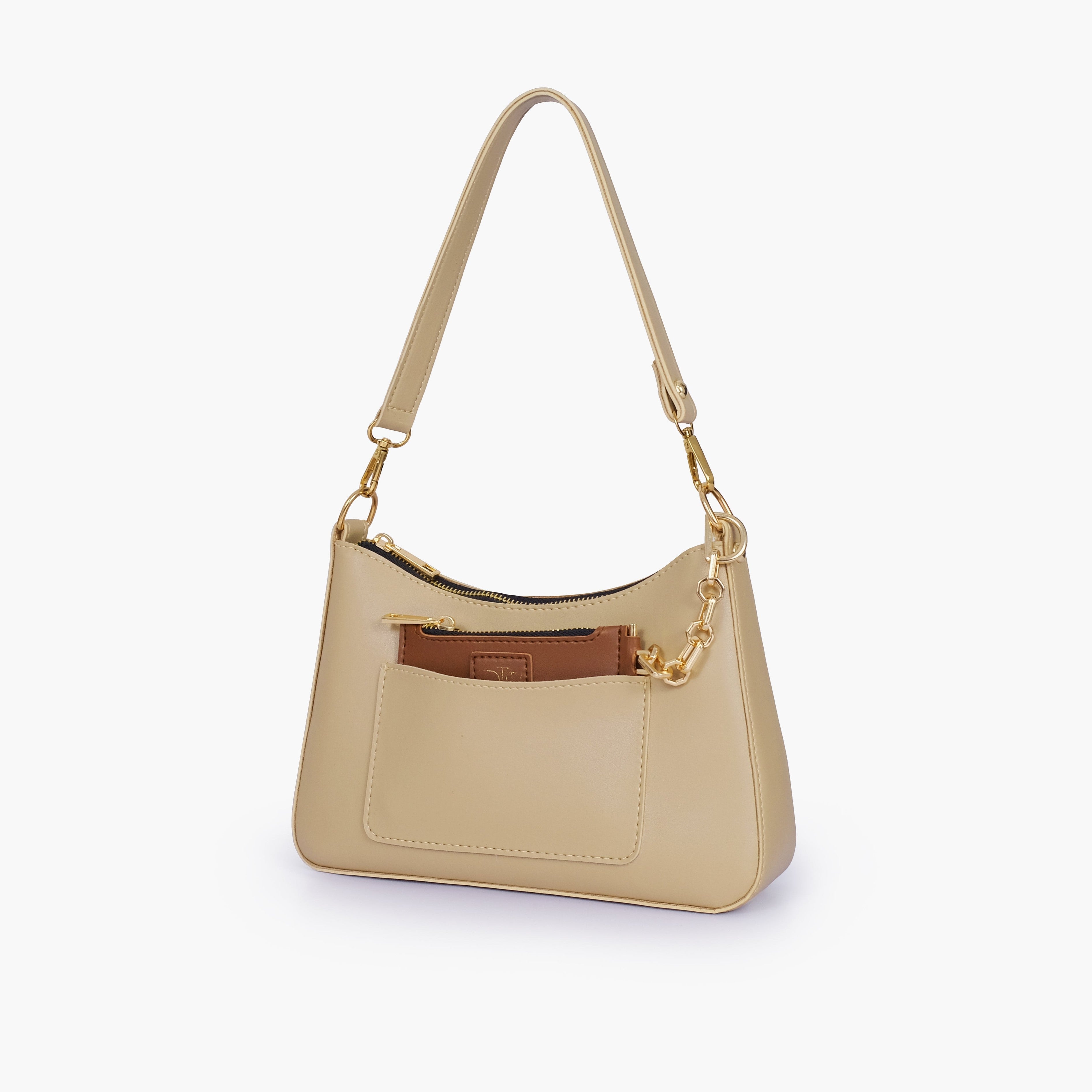 Off-white hobo evening bag