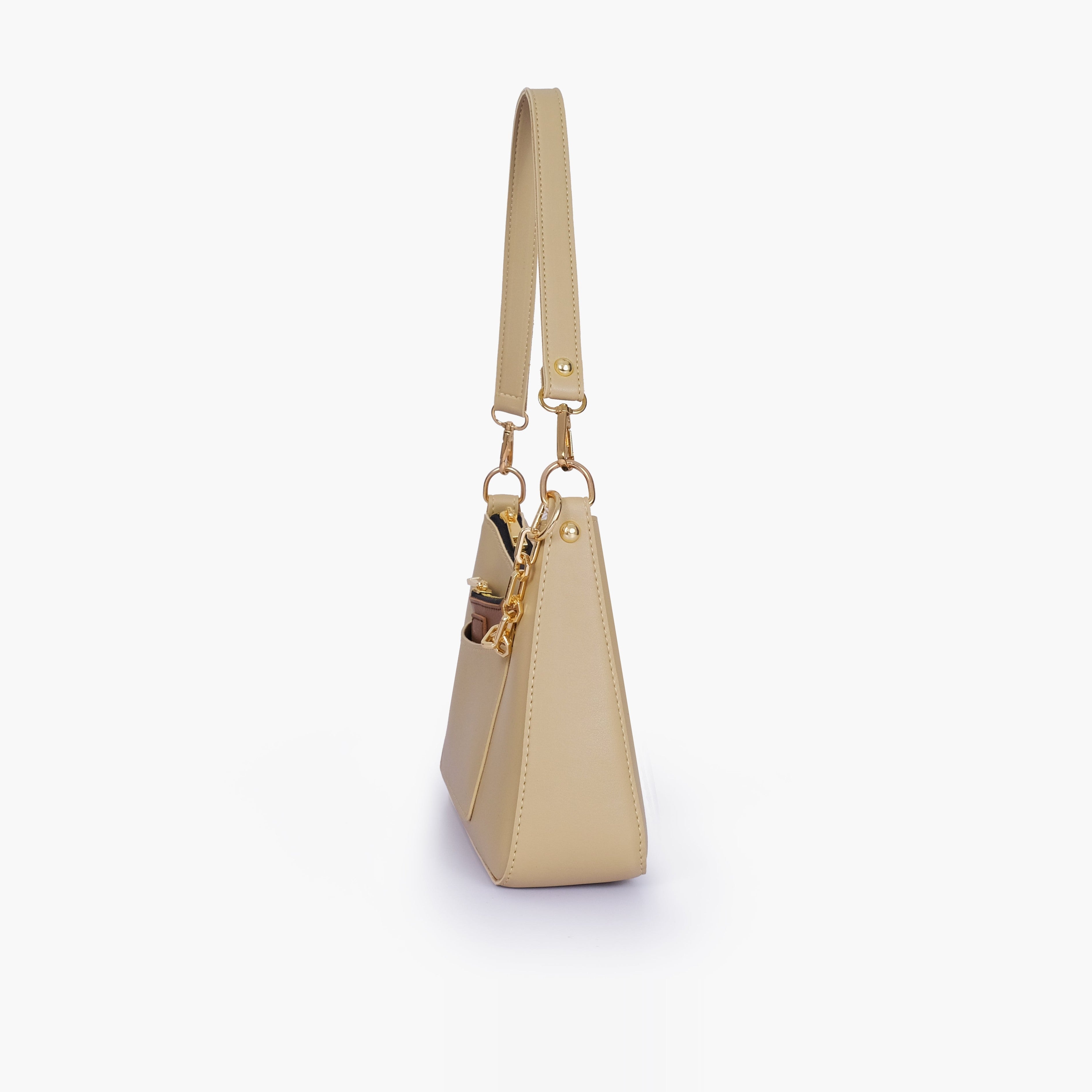 Off-white hobo evening bag