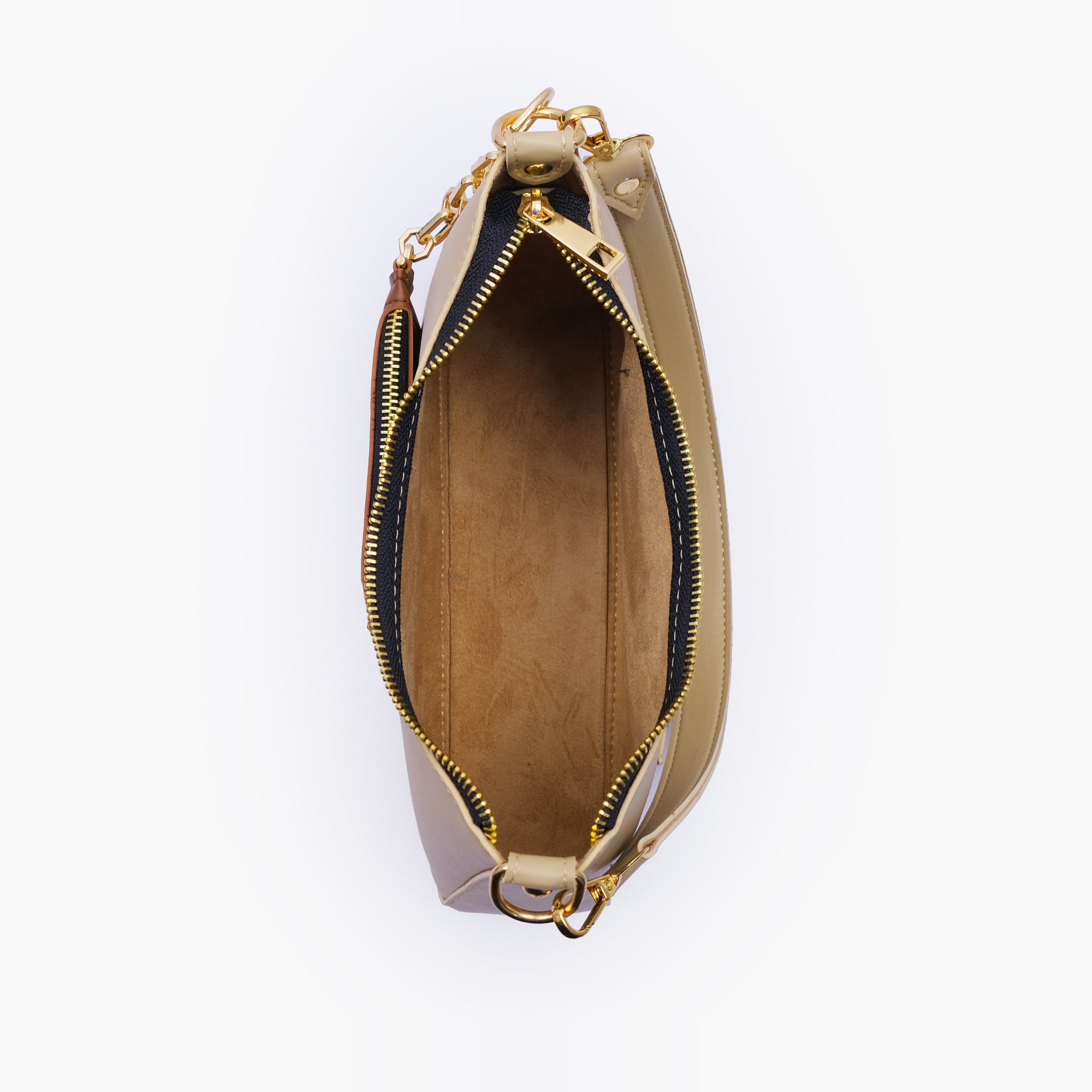 Off-white hobo evening bag