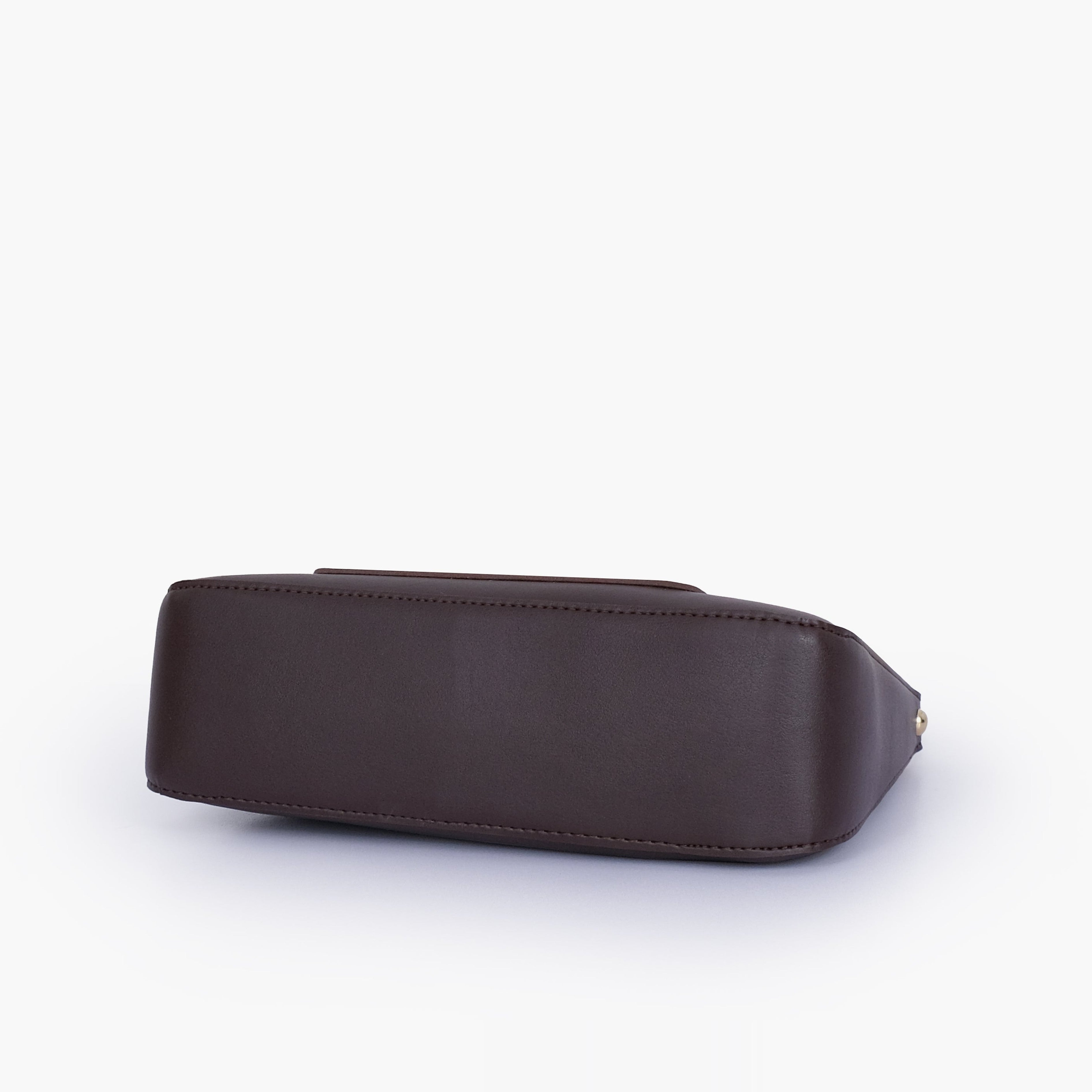 Dark brown hobo evening bag
