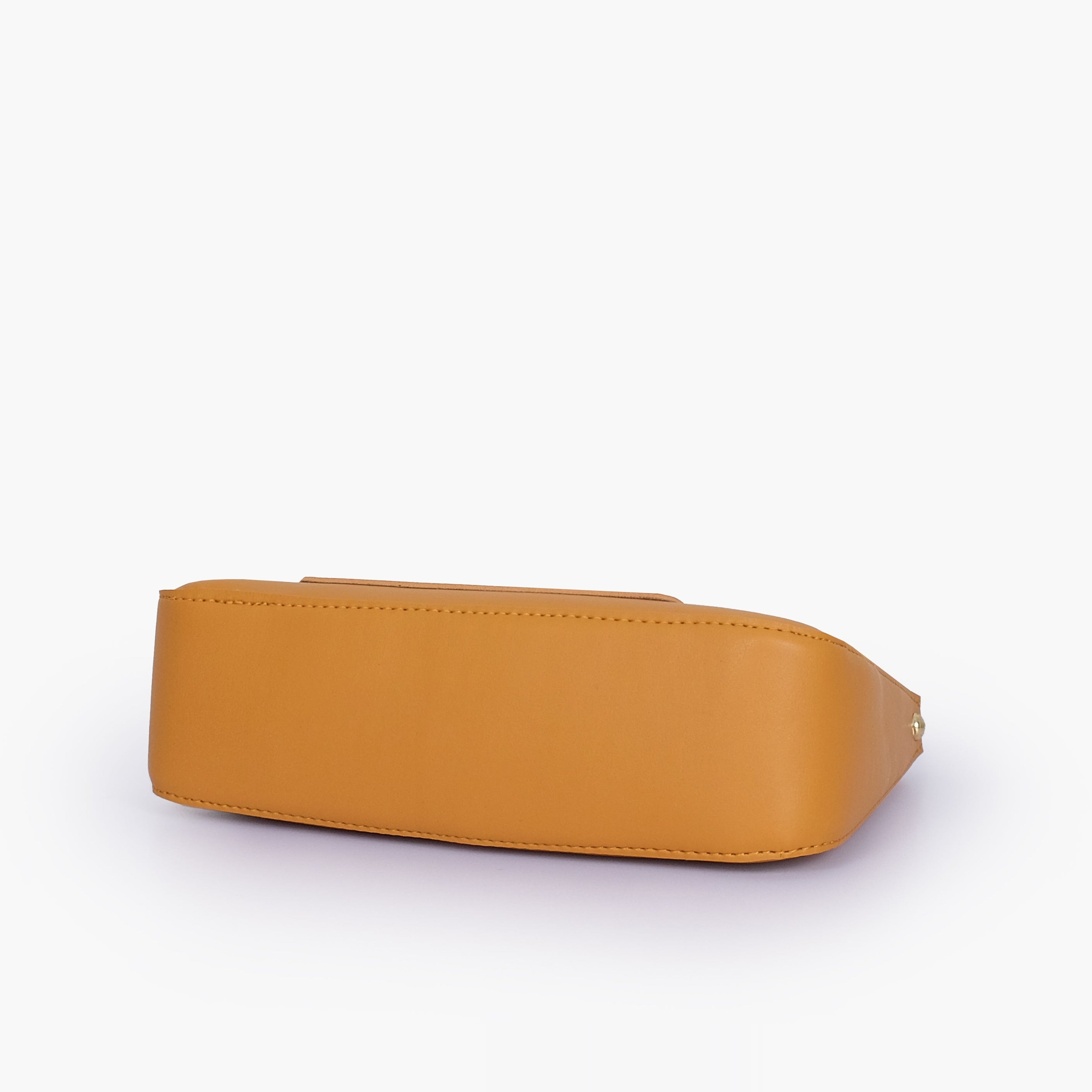 Mustard hobo evening bag