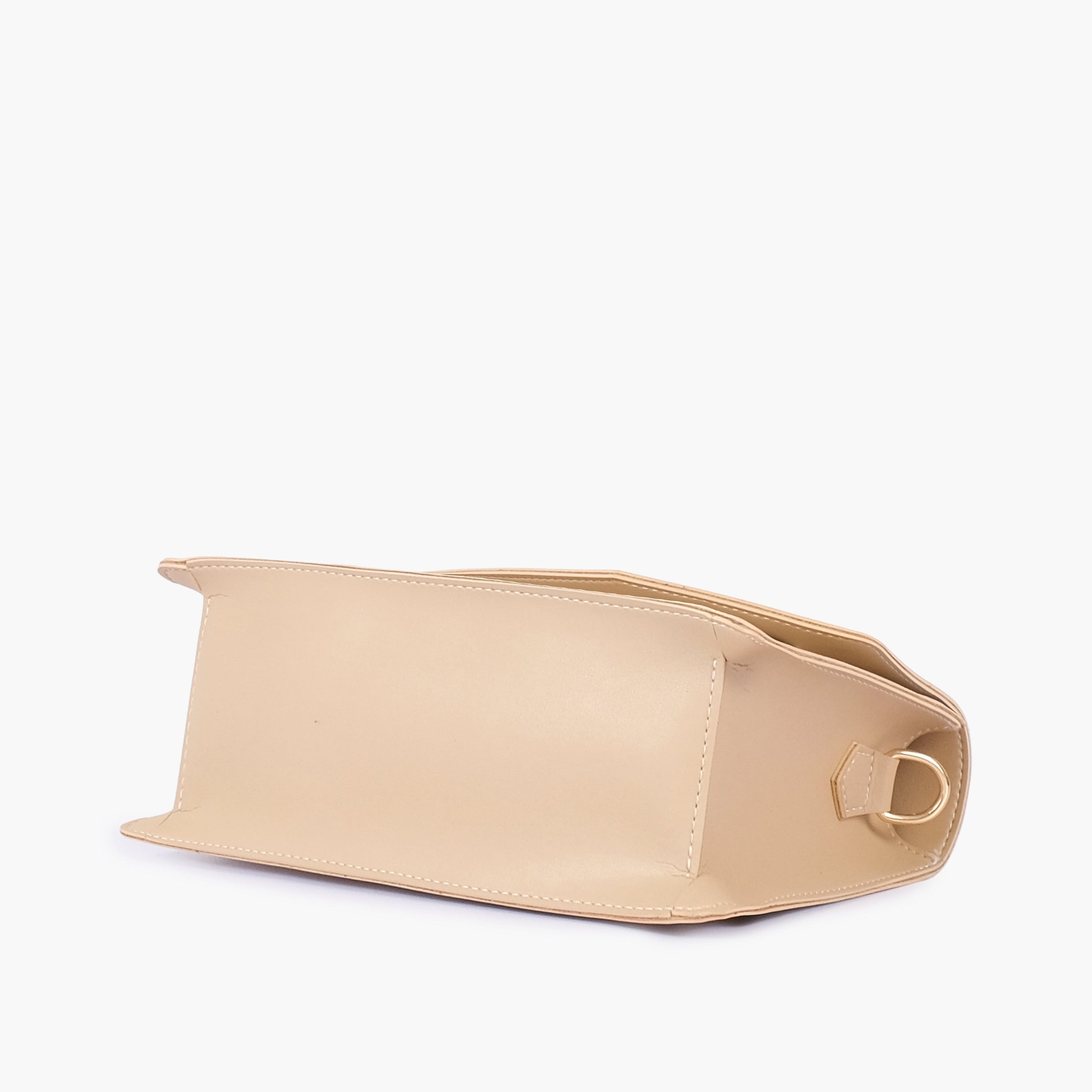 Off-white half flap cross-body bag