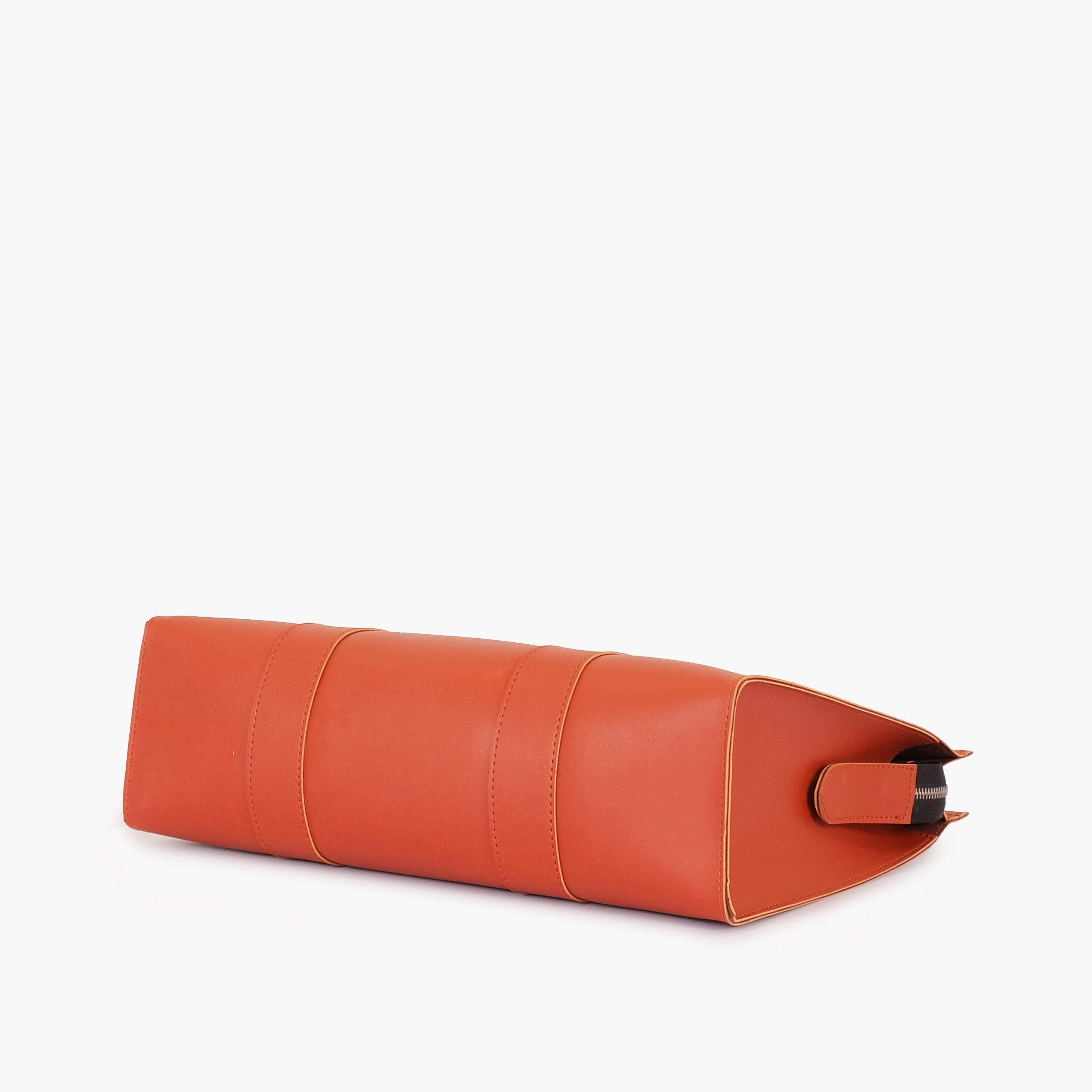 Rust laptop bag with sleeve