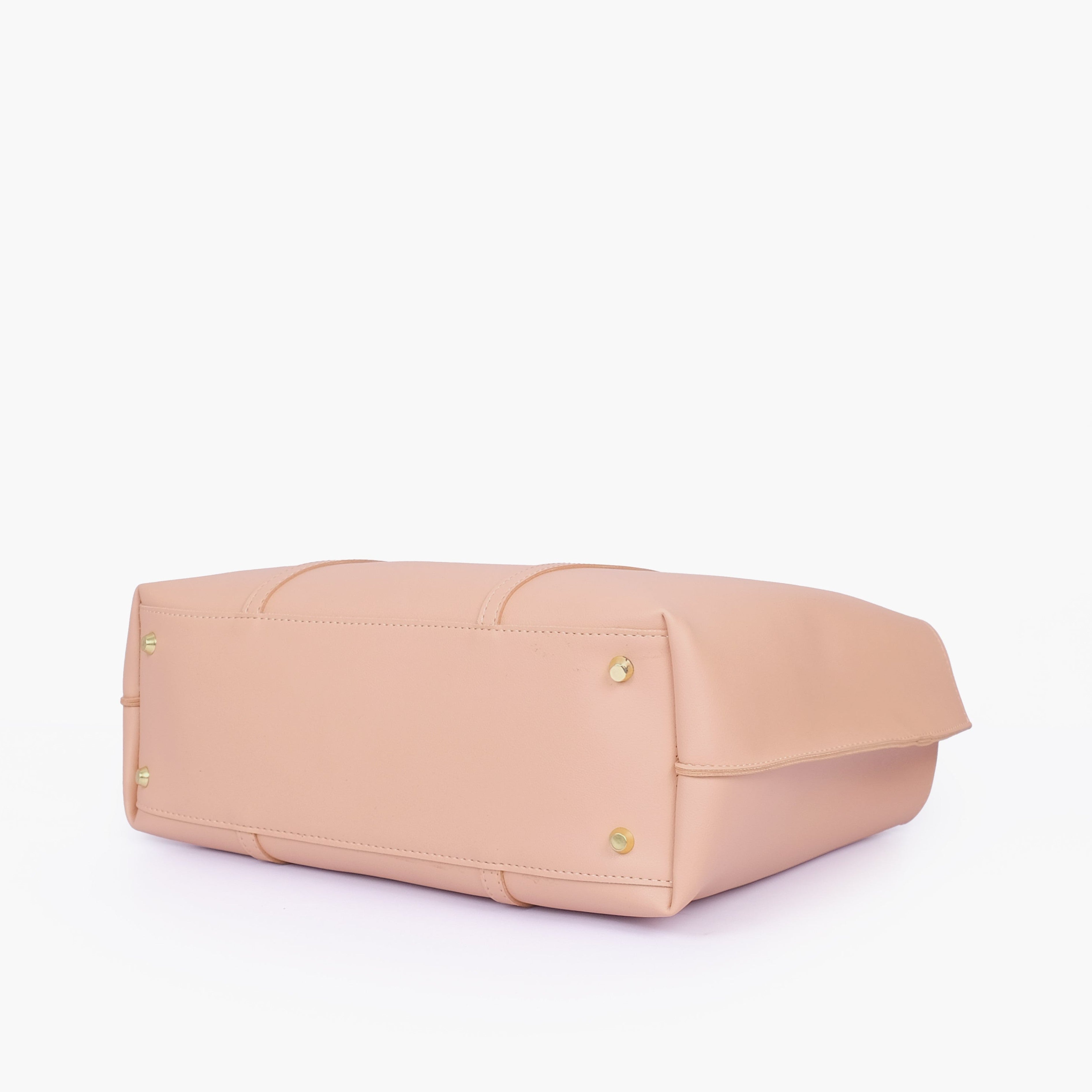 Peach luxe everyday tote