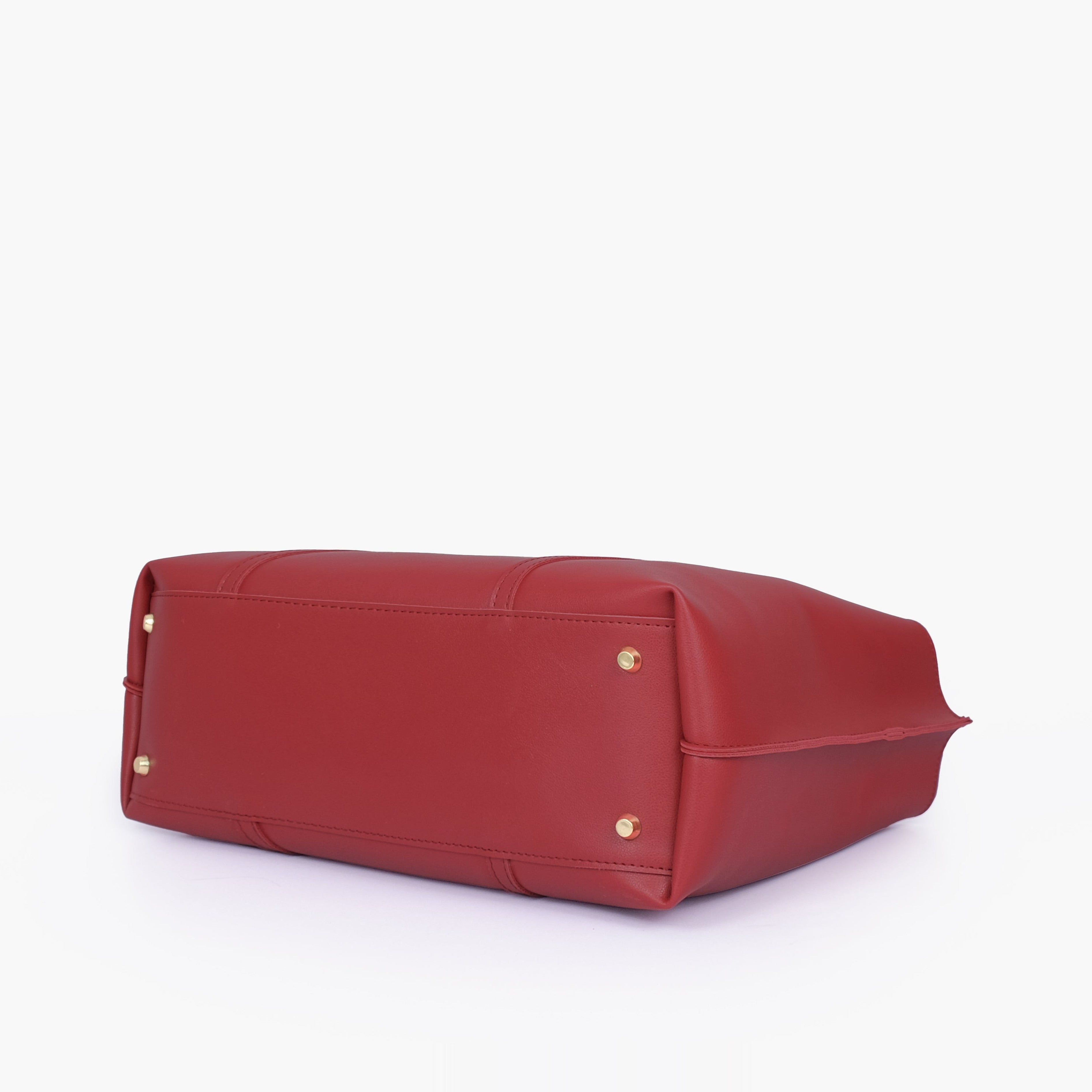 Maroon luxe everyday tote