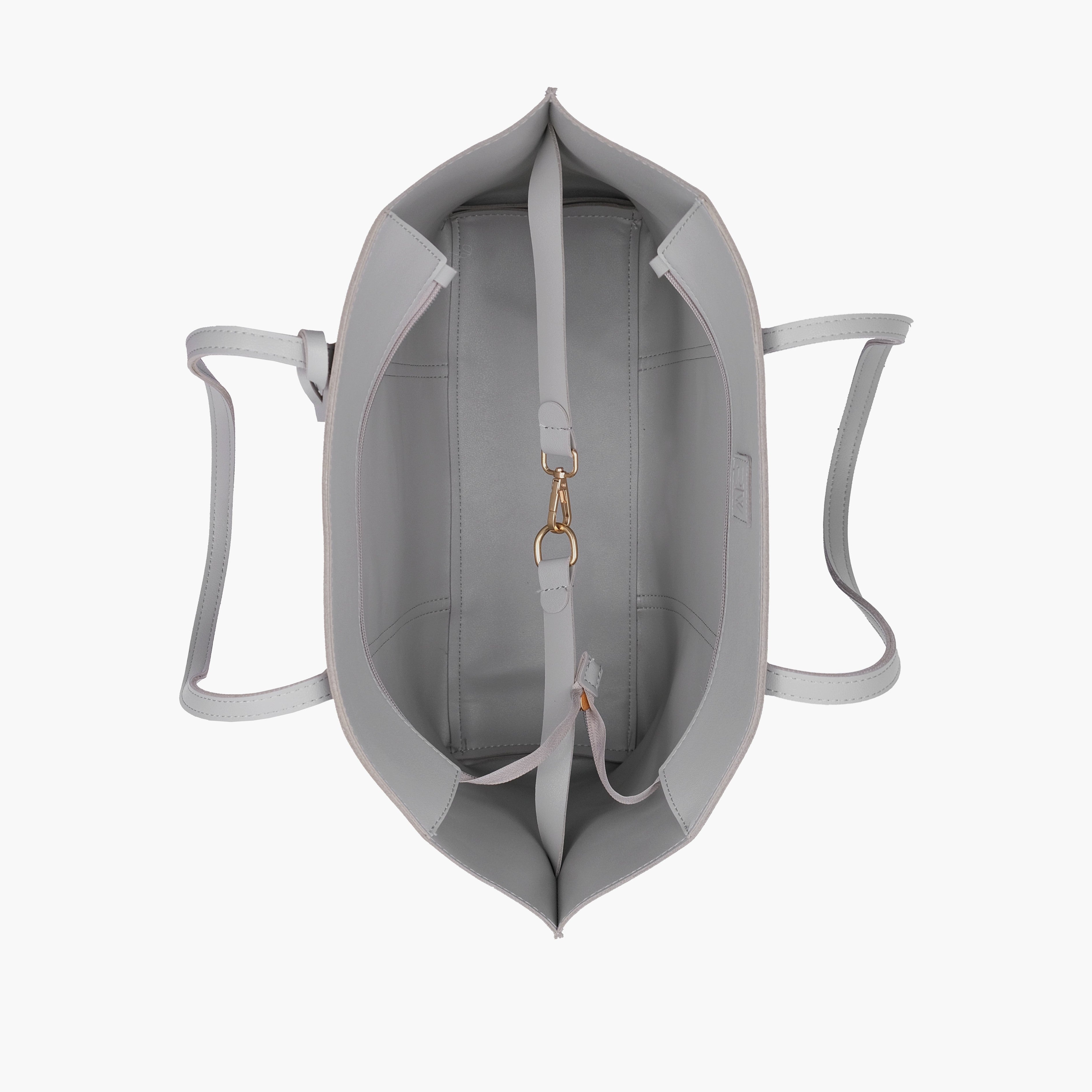 Grey luxe everyday tote