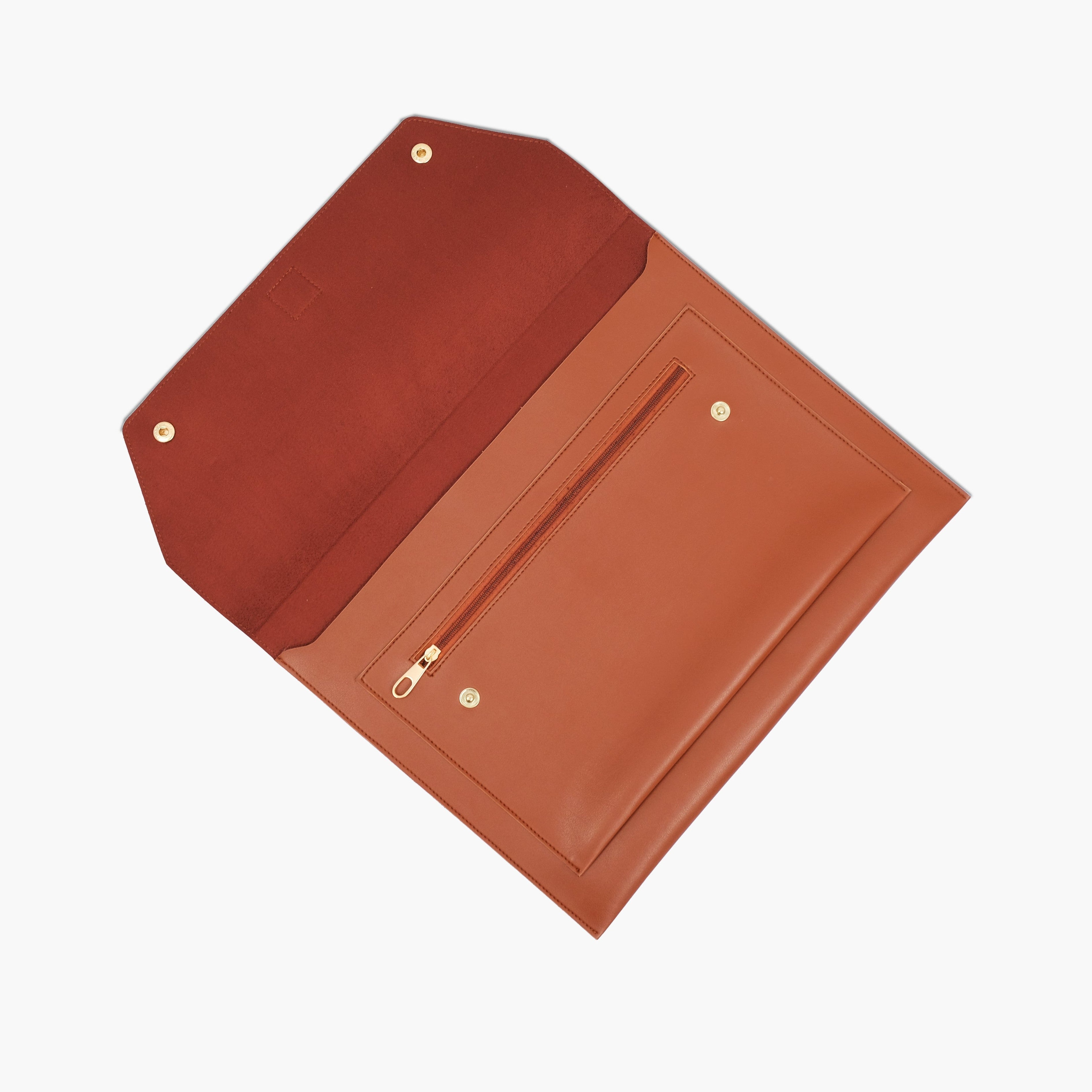 Brown laptop sleeve 17"