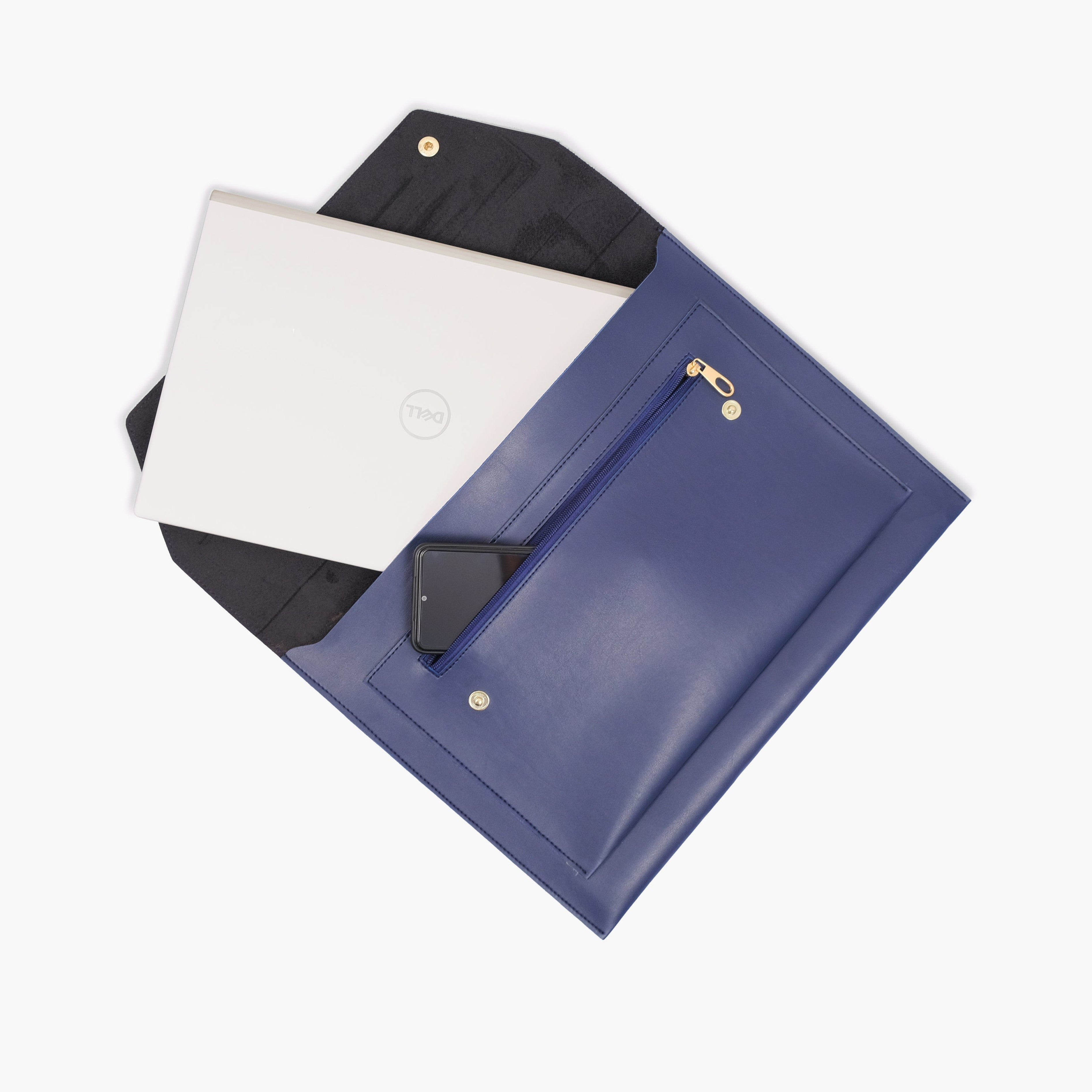 Blue laptop sleeve 17"