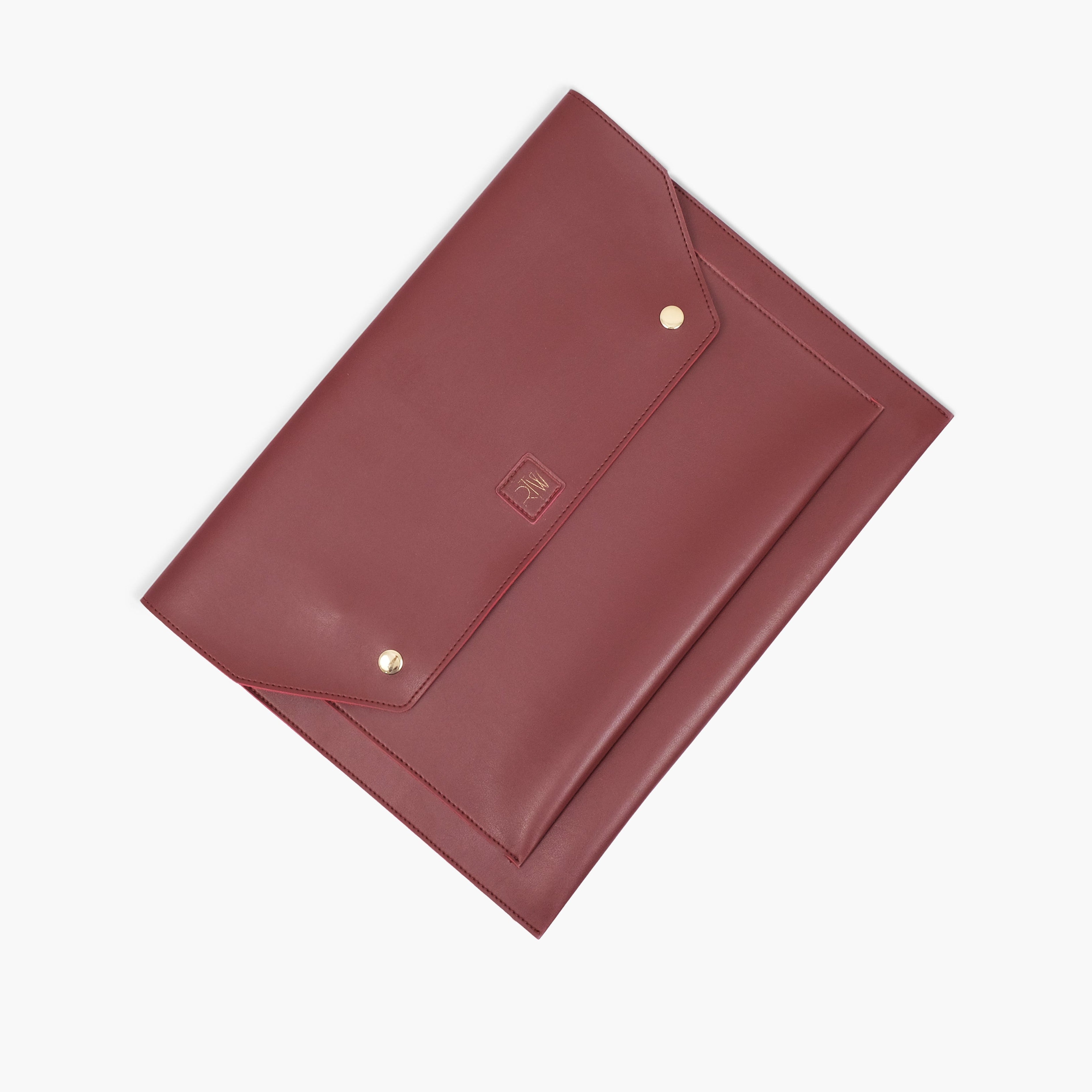 Burgundy laptop sleeve 17"
