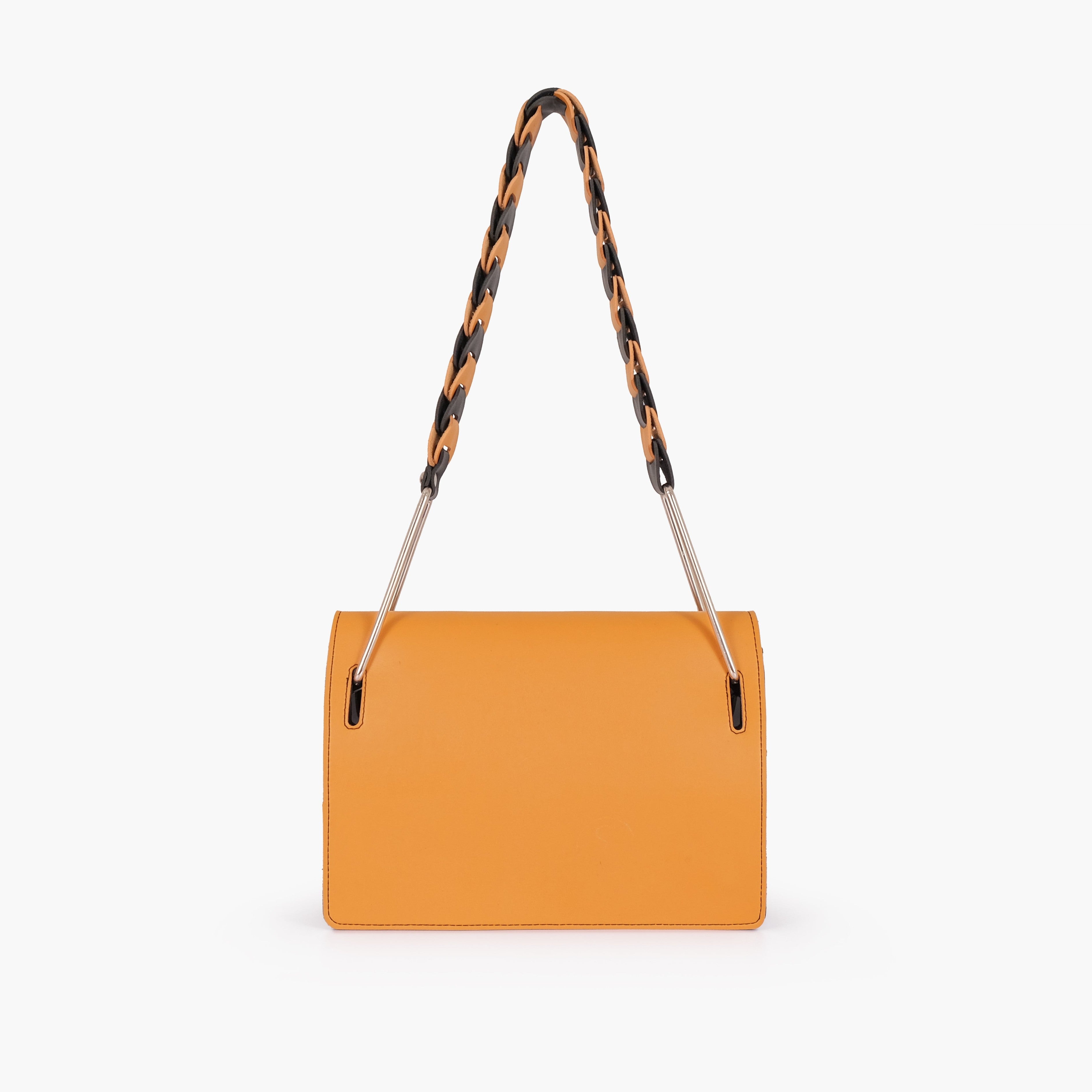 Mustard loop strap shoulder bag