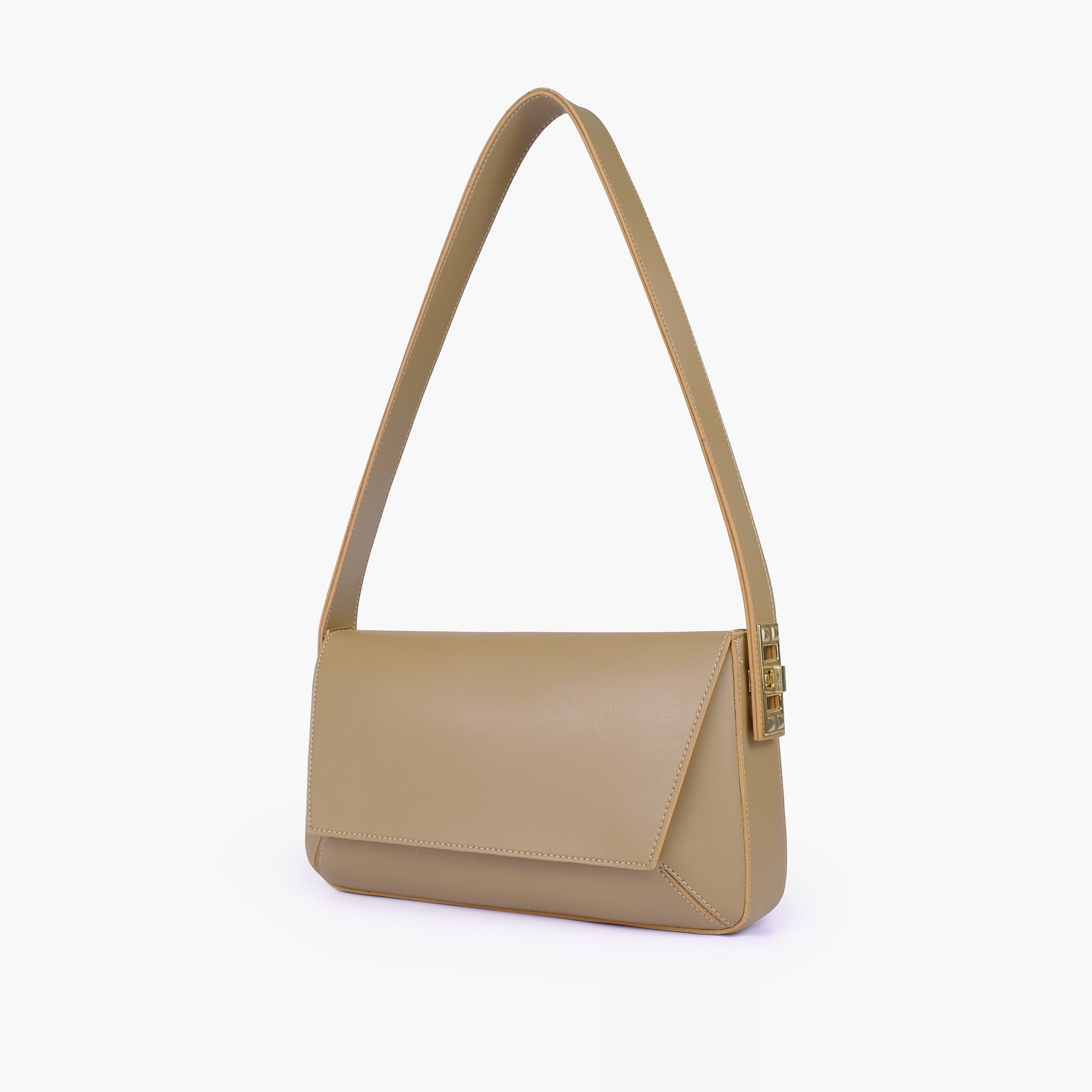 Coffee mini flap bag