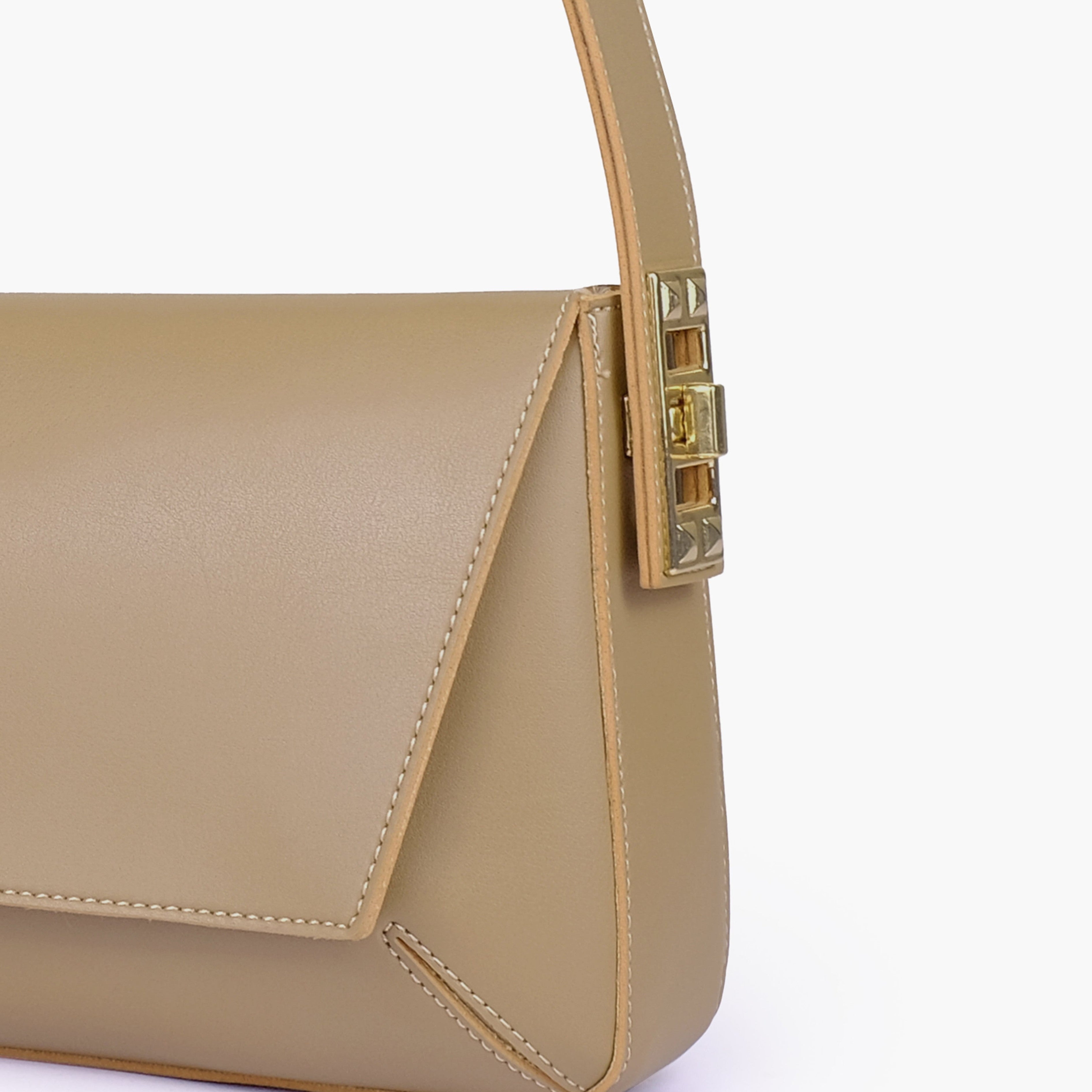 Coffee mini flap bag