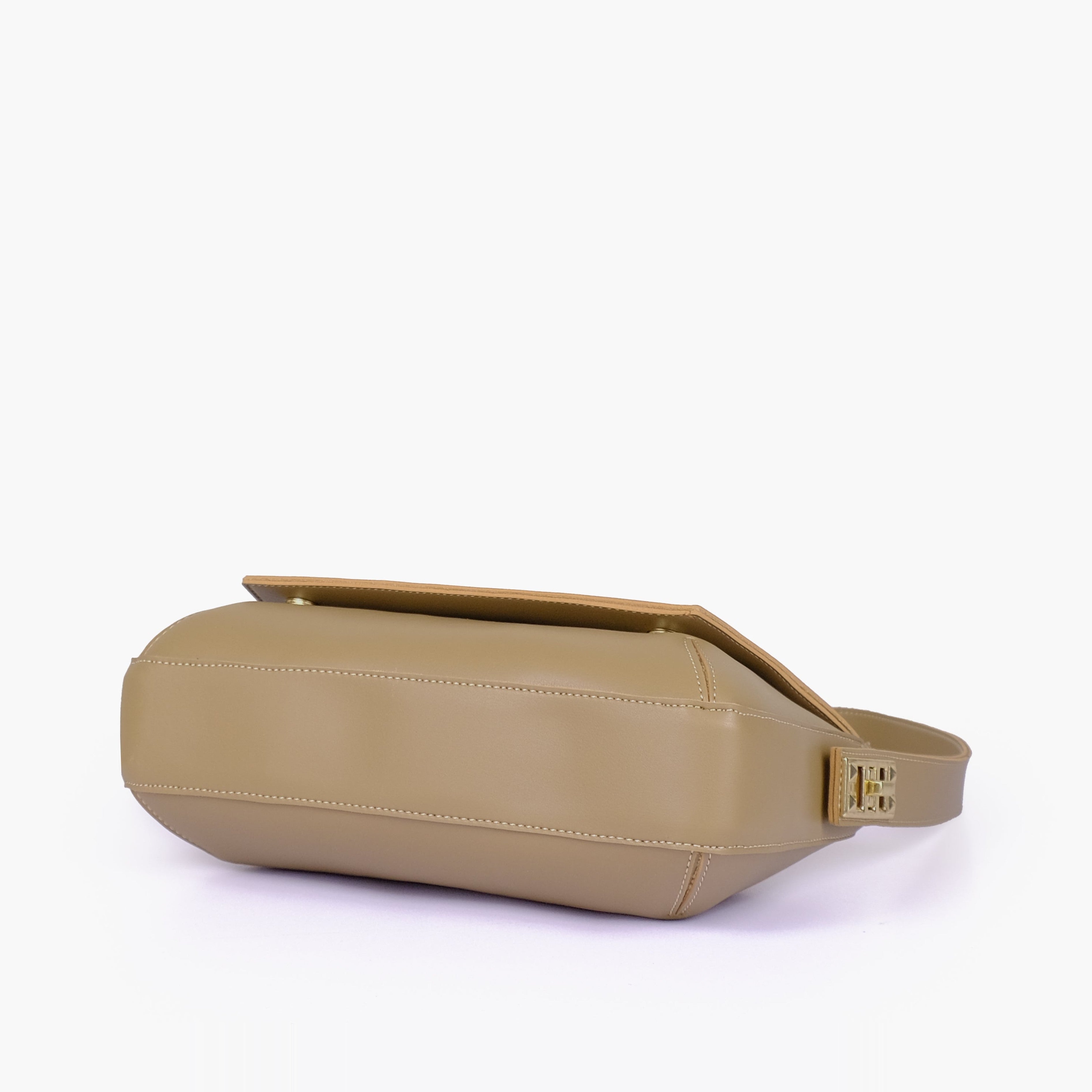 Coffee mini flap bag