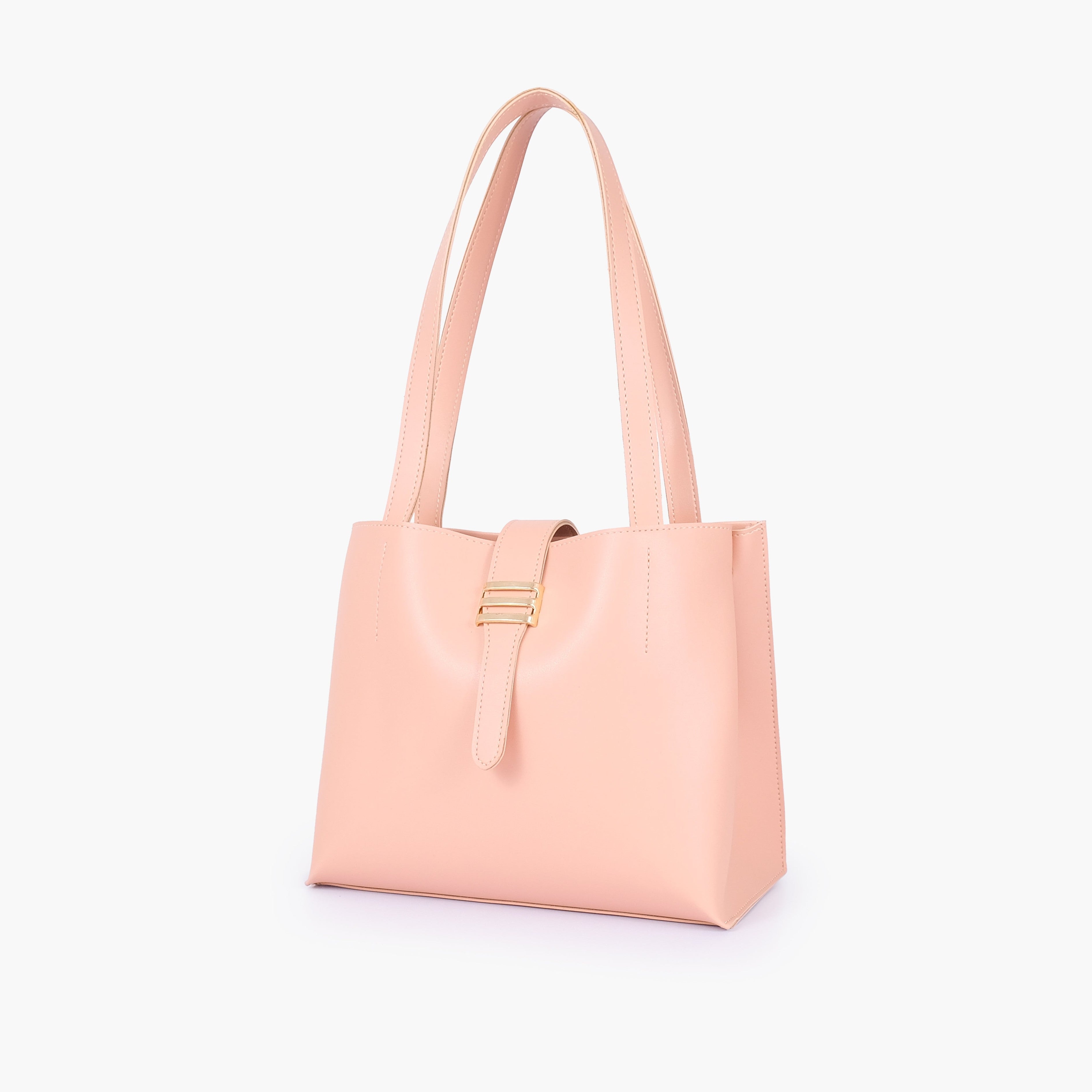Peach mini tote bag