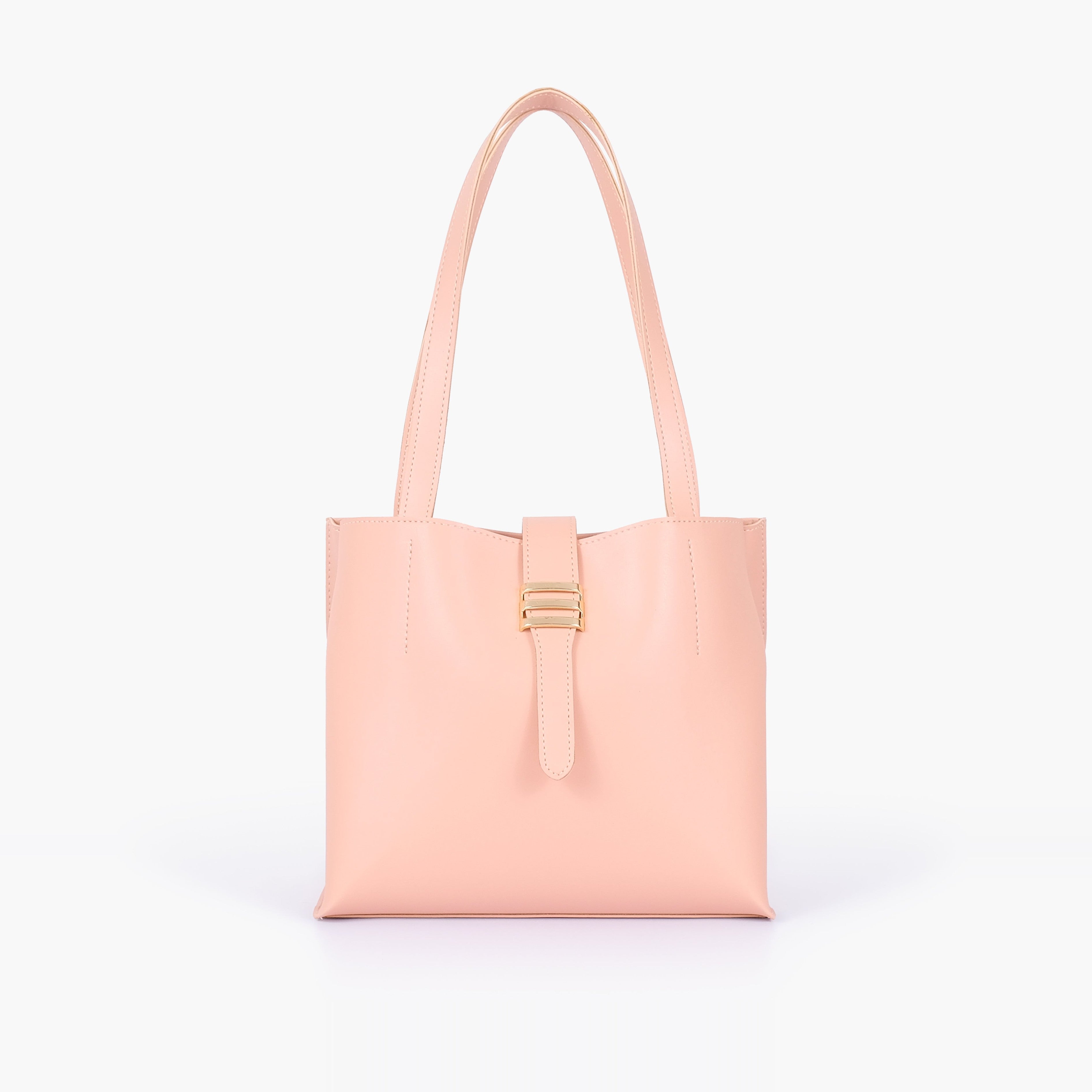 Peach mini tote bag